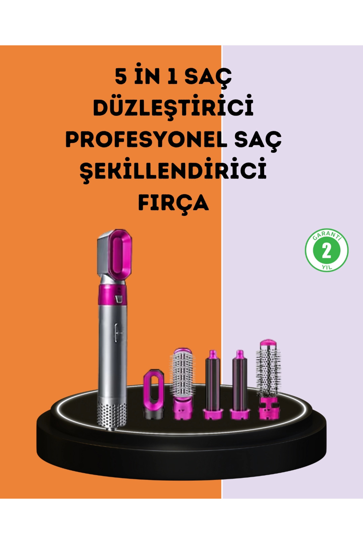 İsmiyle Al znv Mey İthalat® Çok Fonksiyonlu Saç Kurutma ve Şekillendirme Makinesi 5 Başlık znv2026