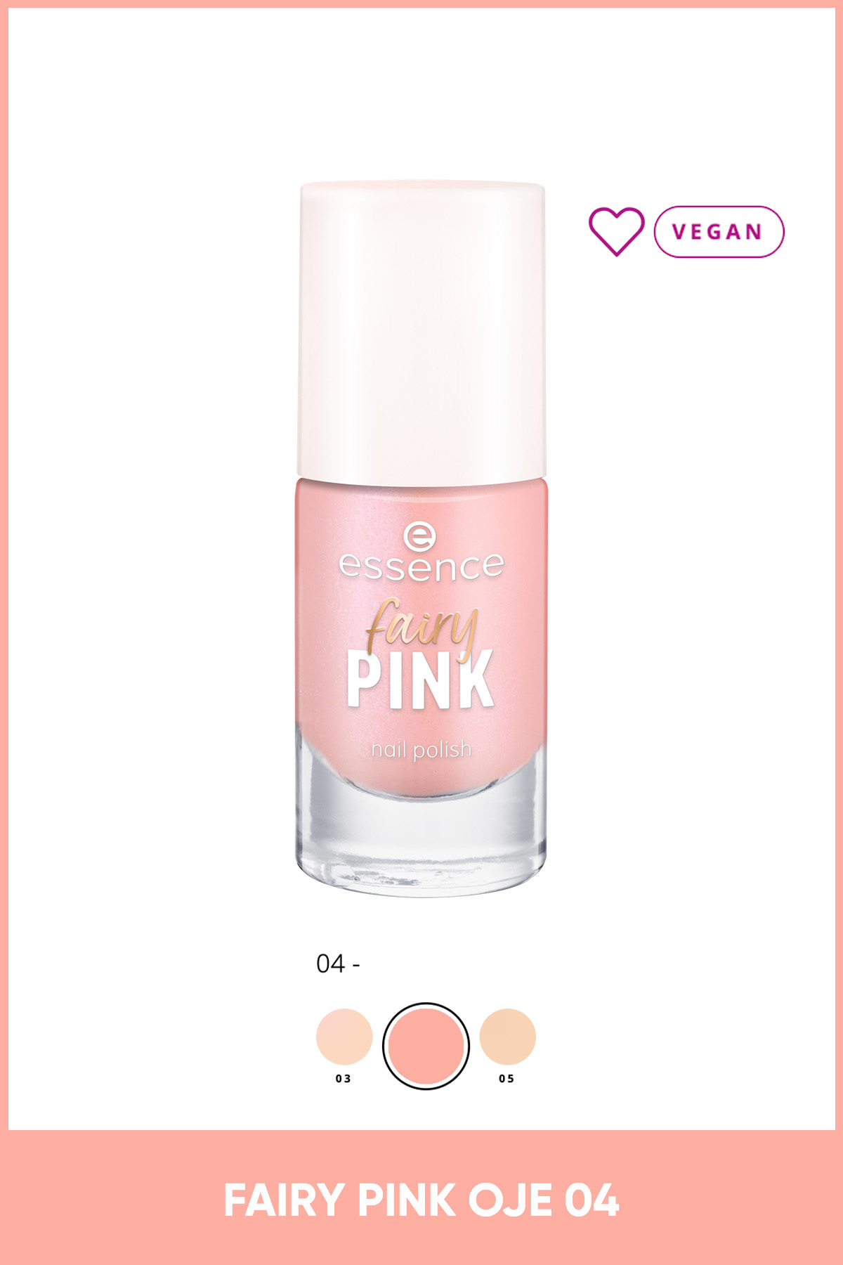 Essence Fairy Pink Tırnak Cilası No: 04