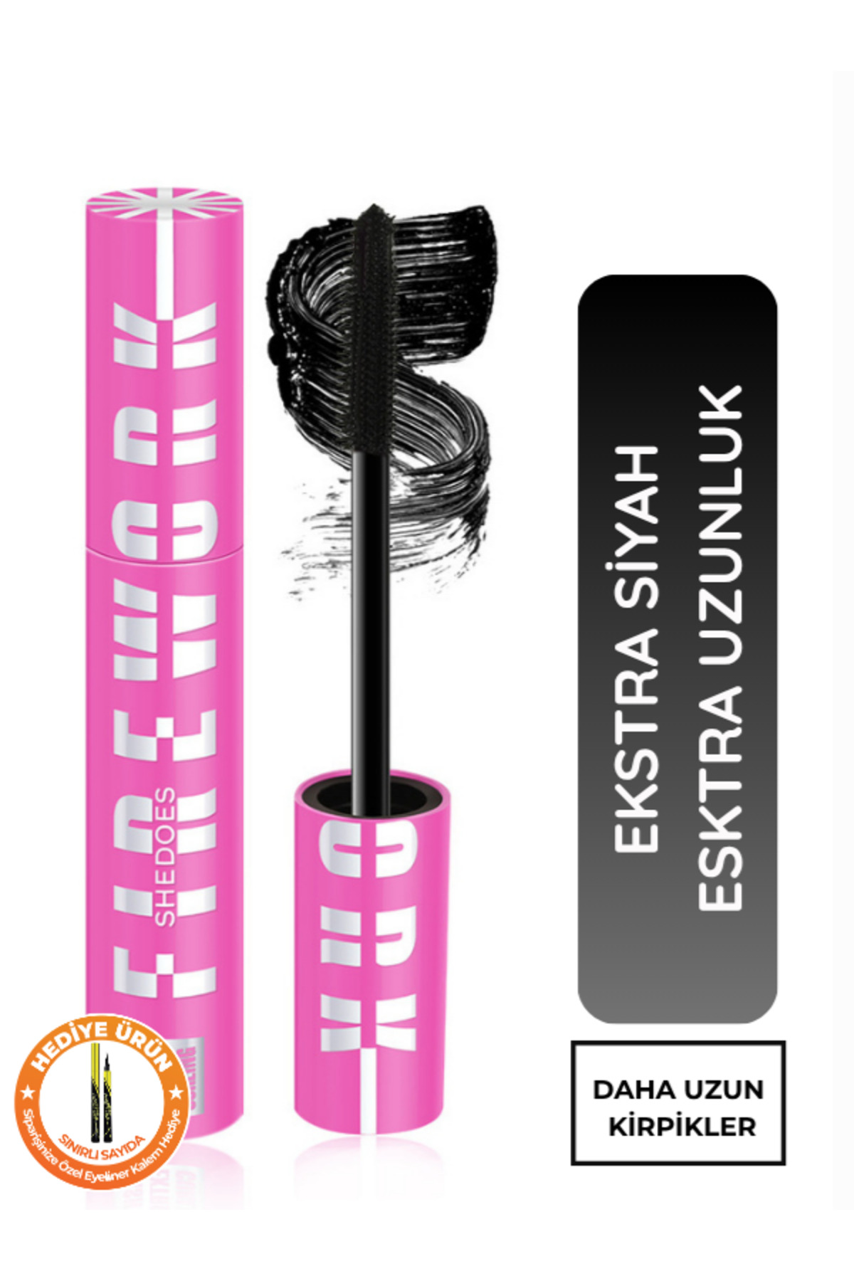 Güzellik Deposu Ekstra Hacim ve Uzunluk Veren Maskara 10ml