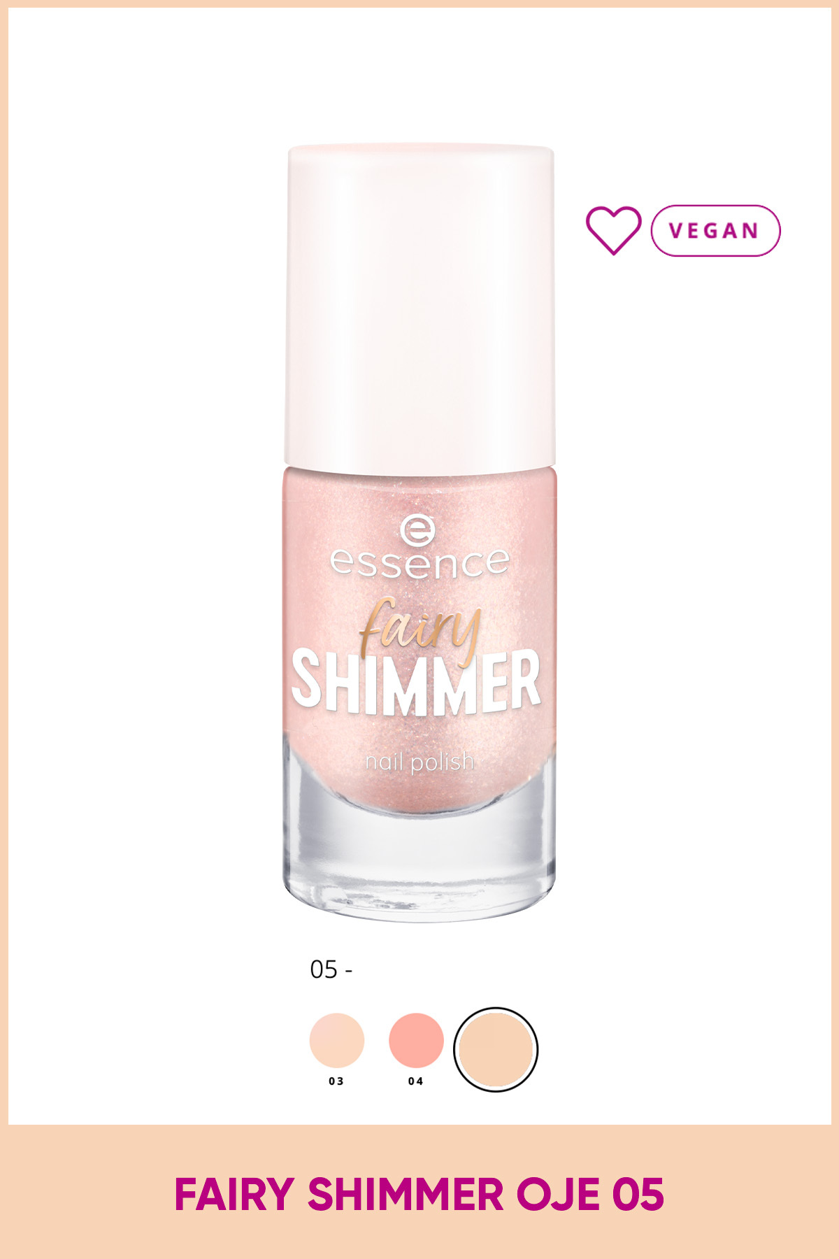 Essence Fairy Shimmer Tırnak Cilası No: 05