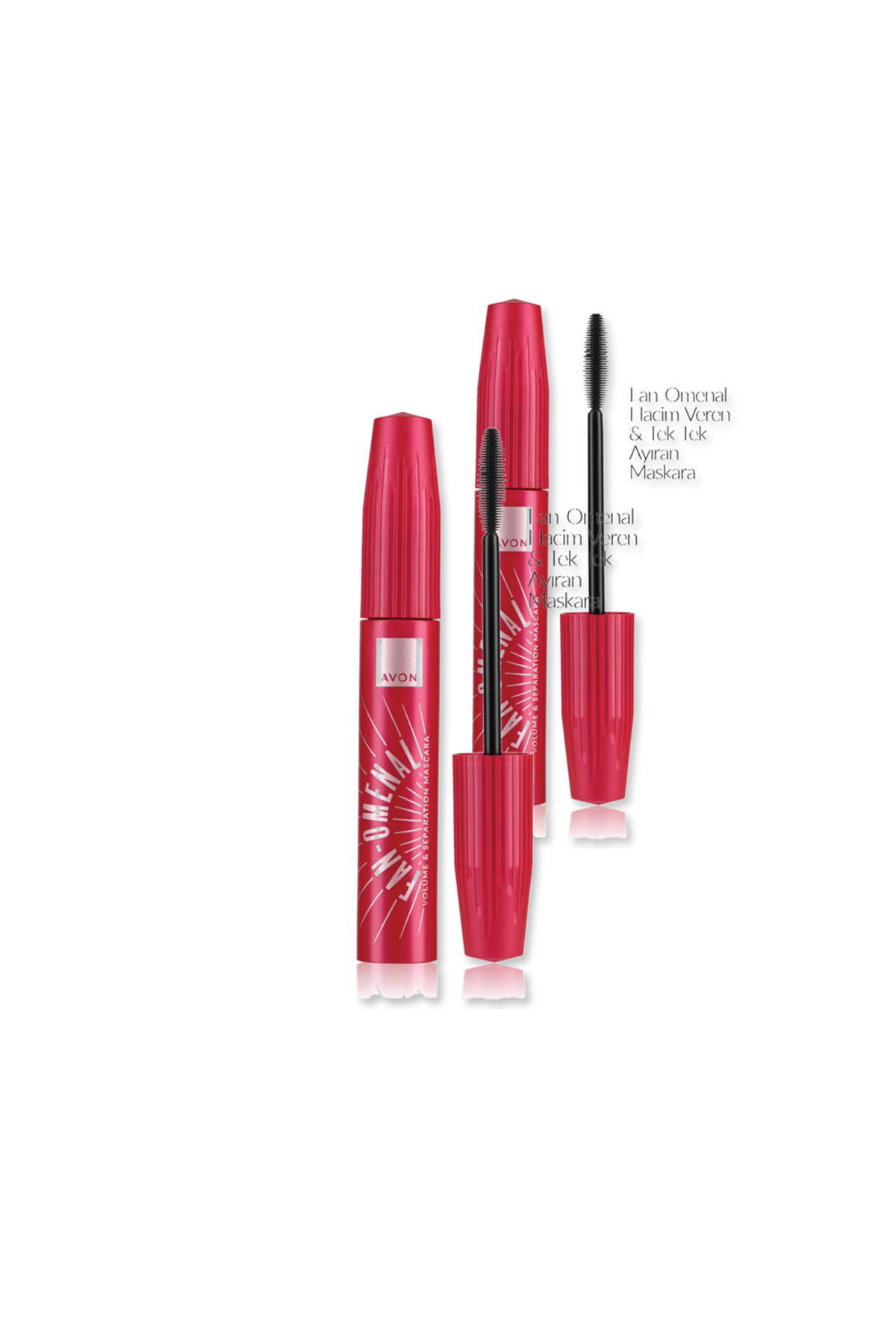AVON Fan Omenal Volume Maskara - Brown Black İkili Set
