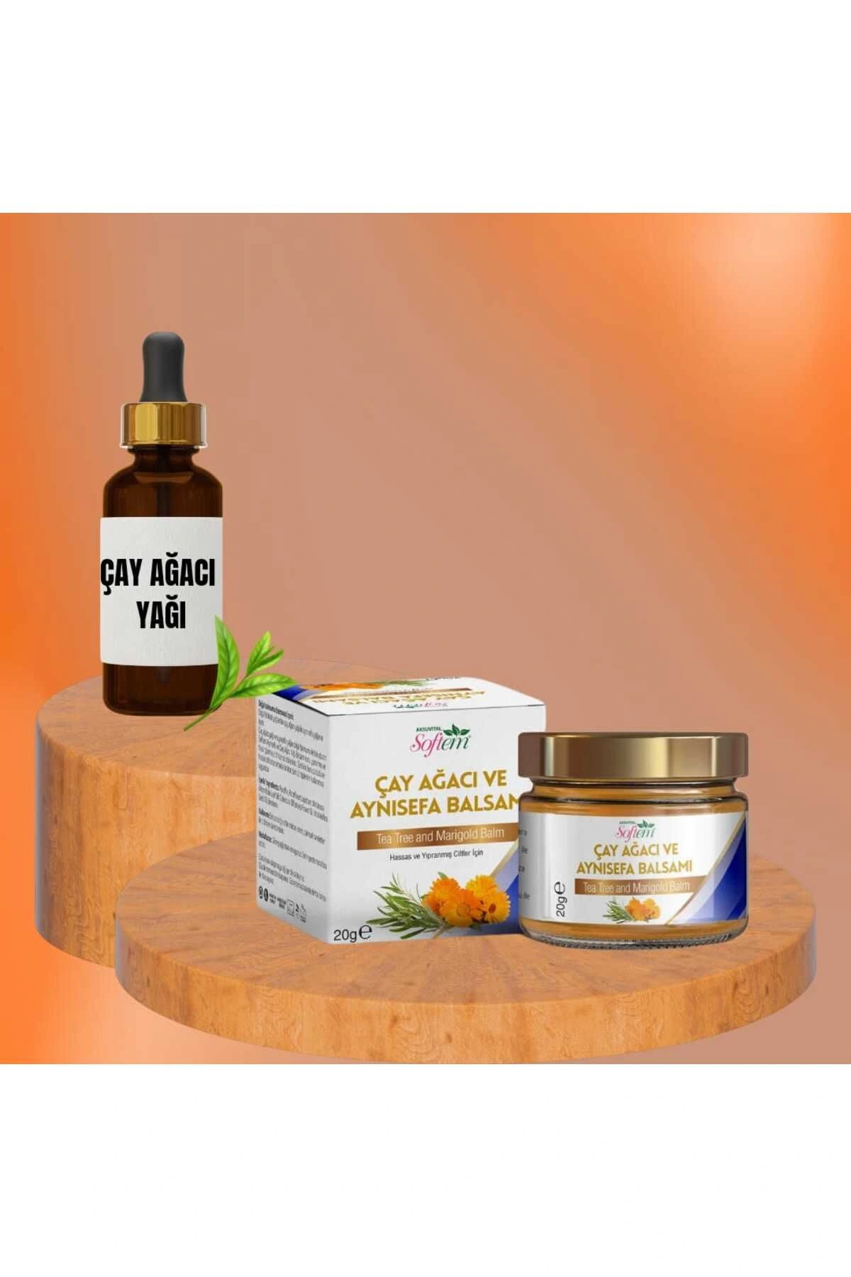 Çare Burada Çay Ağacı Yağı 20 ml ve Çay Ağacı Yağı ve Aynısefa Balsam 20 gr