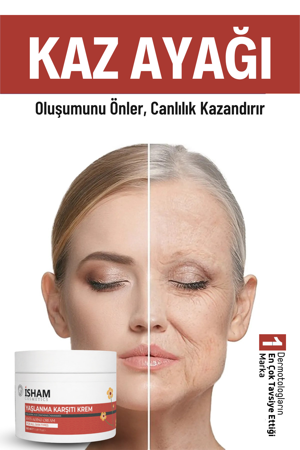 isham cosmetics Gençleştiren Botox Etkili Yaşlanma Karşıtı Ve Kırışıklık Karşıtı Leke,giderici Krem 100ml