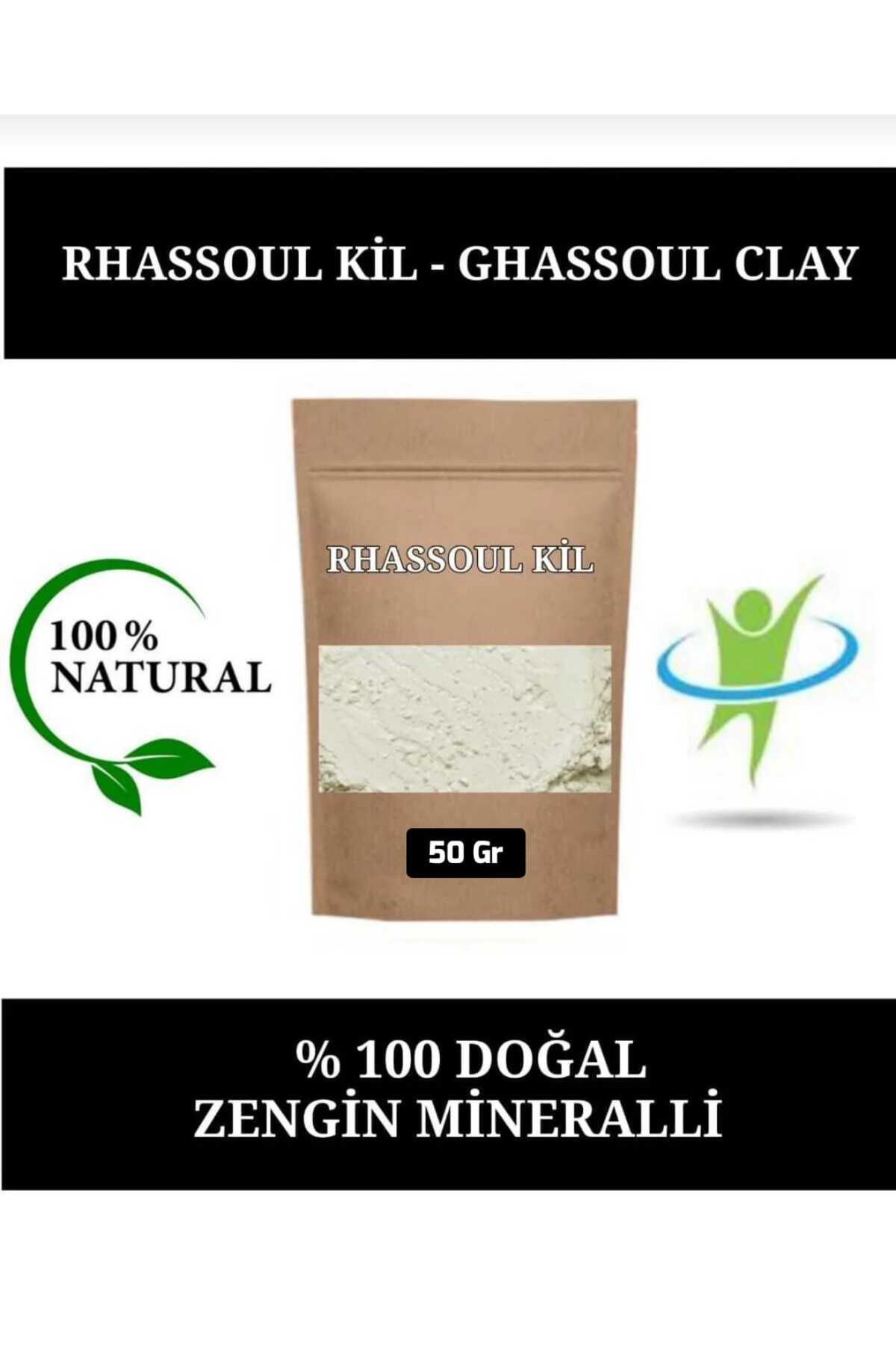 E.M.S AVM RHASSOUL KİL 50 GR (GHASSOUL KİL) RHASSOUL KİL MASKESİ RHASSOUL TOZ KİL % 100 SAF.