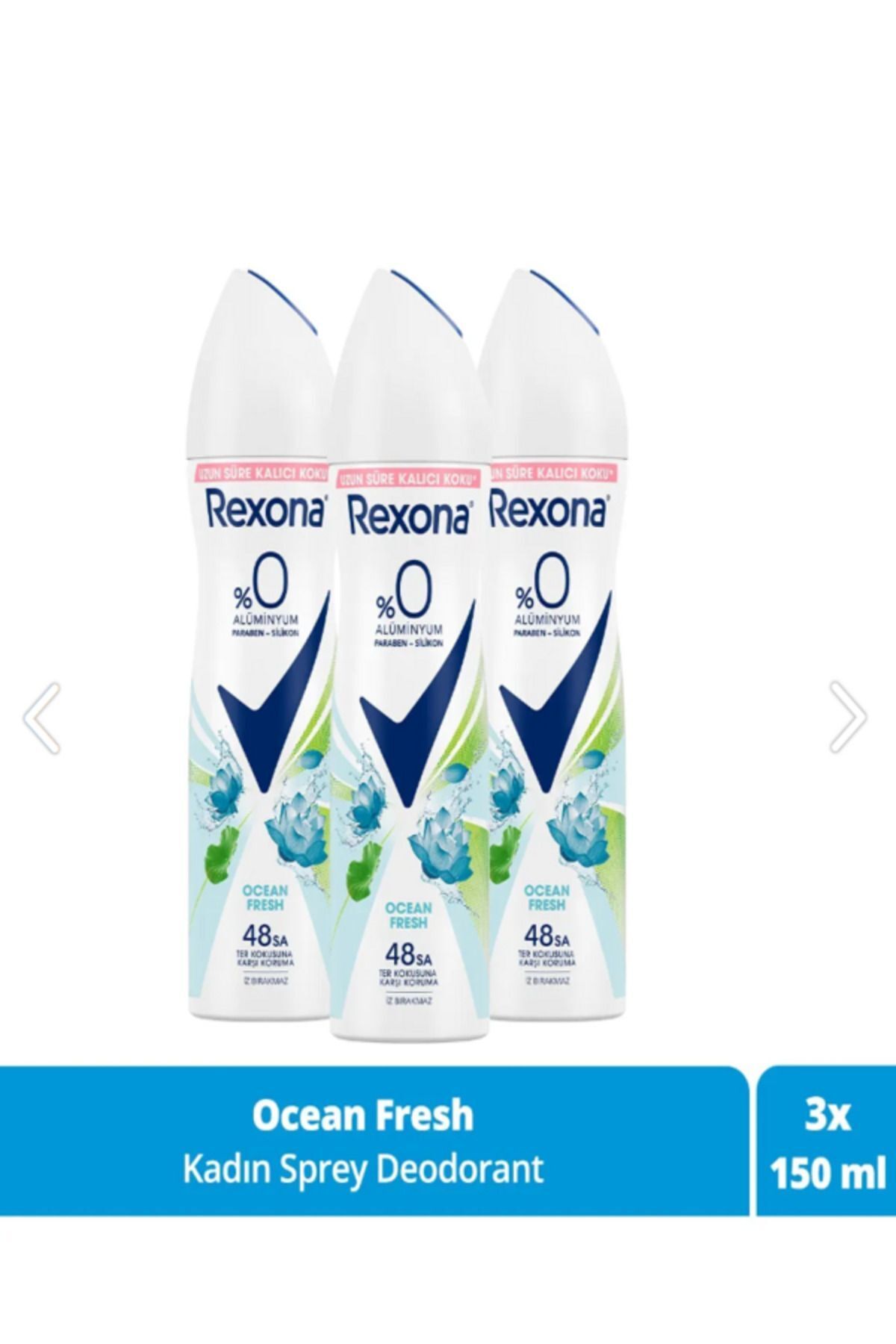 Rexona WOMEN DEO OCEAN FRESH 150 ML 3 ADET