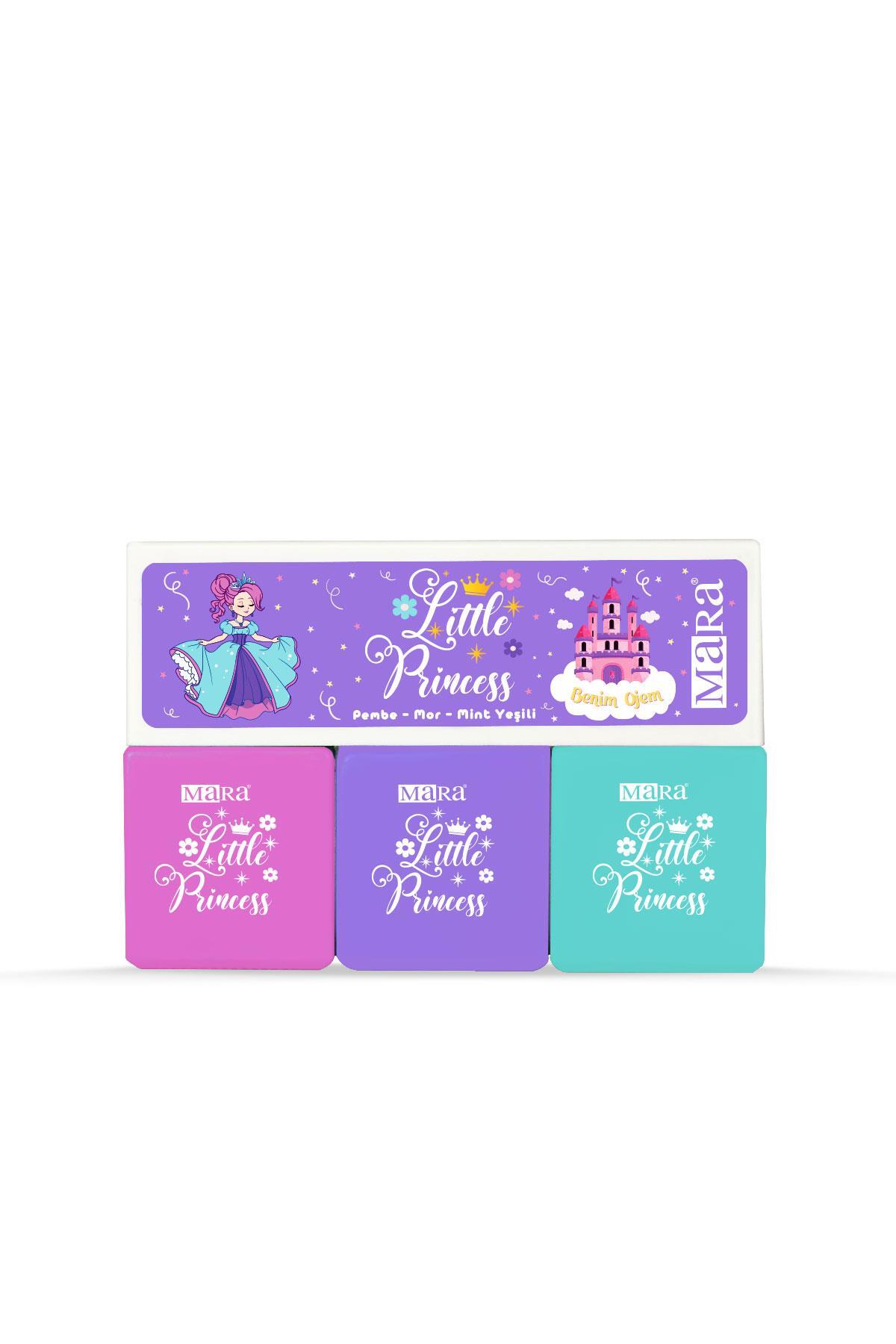 Mara KIDS PRINCESS OJE PEMBE MOR YESIL - 3*8 ML
