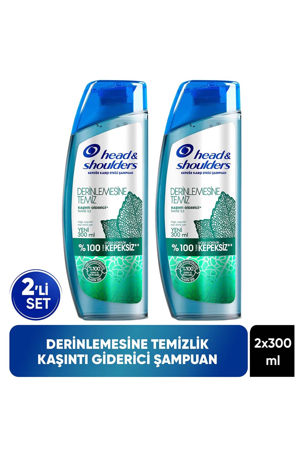 Head & Shoulders Derinlemesine Temiz Kaşinti Giderici Nane 300 Ml x 2 Adet