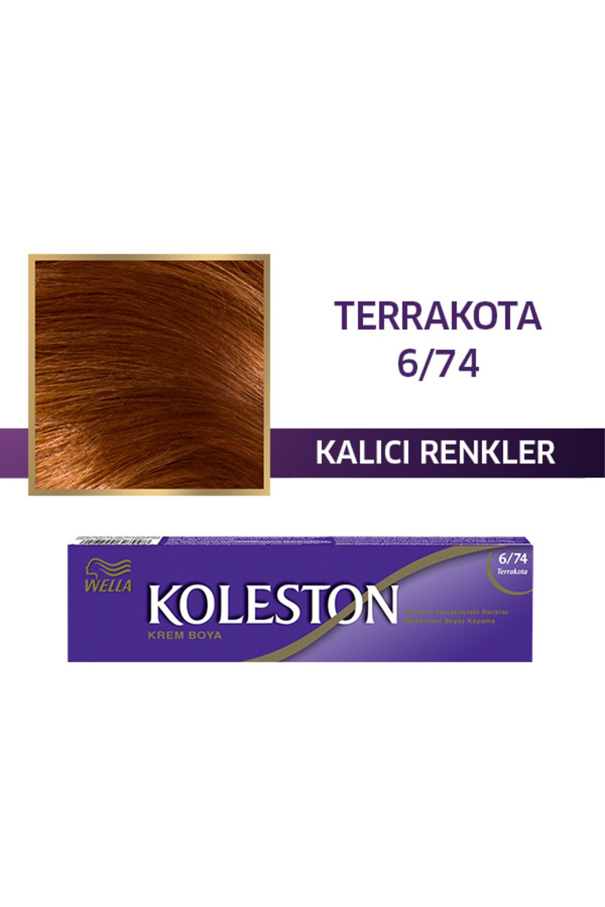 Wella Koleston Single Tüp Saç Boyası 6/74 Terrakota