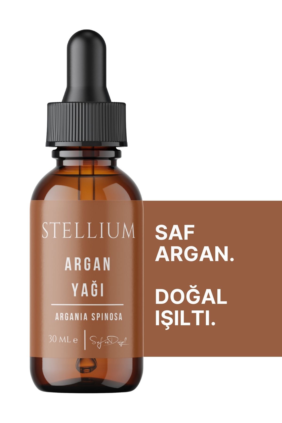 STELLIUM Argan Yağı 30 ml Soğuk Sıkım (%100 DOĞAL)- Argan Oil