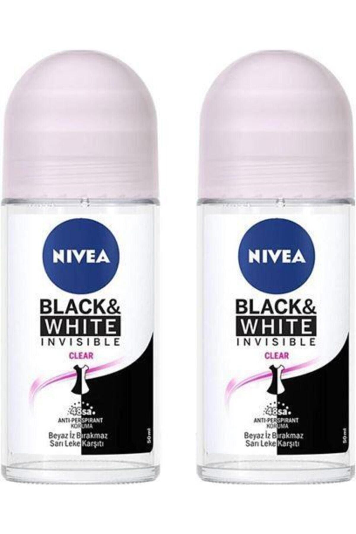 NIVEA ROLL-ON İNVİSİBLE BLACK&WHİTE KADIN 50 ML 2 ADET