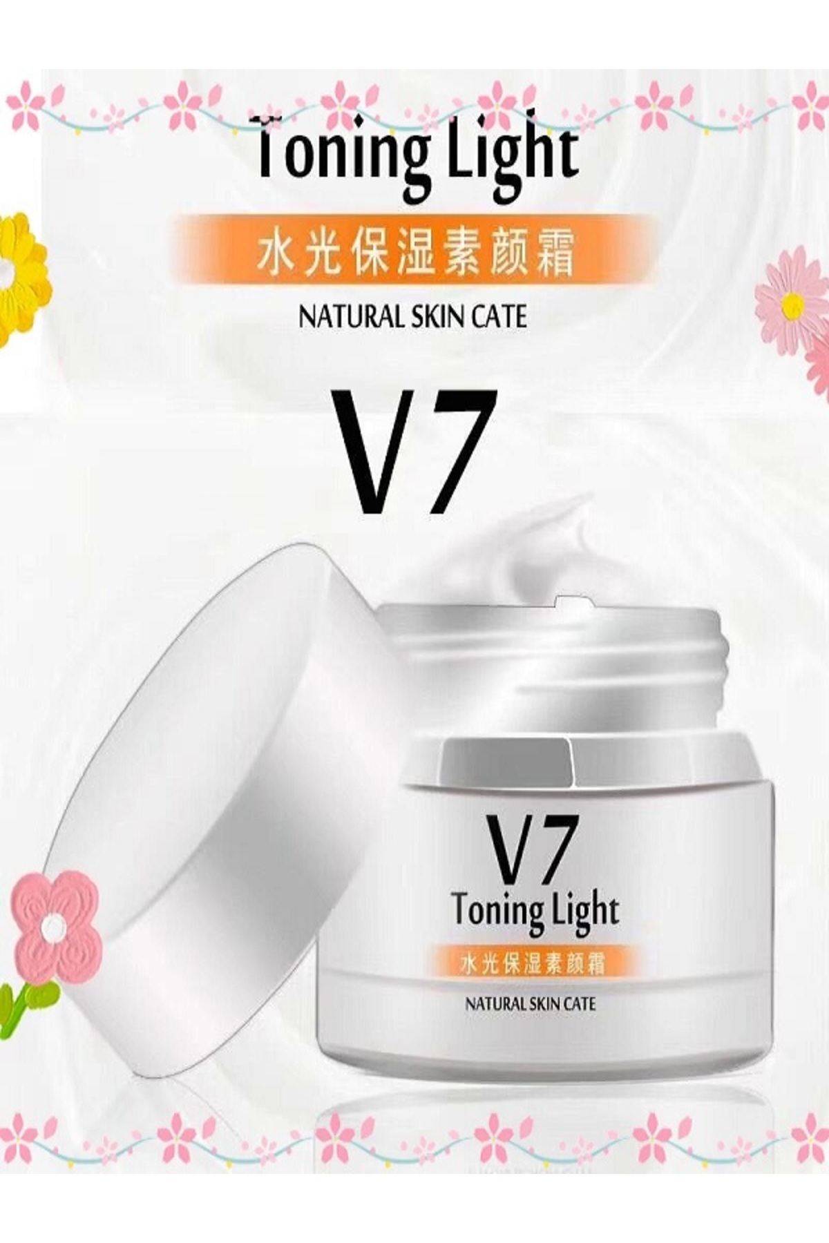 v7 Toning Light Yaşlanma Krşıtı Nemlendirici Beyazlatıcı Aydınlatıcı Derin Kusur Onarıcı Natural