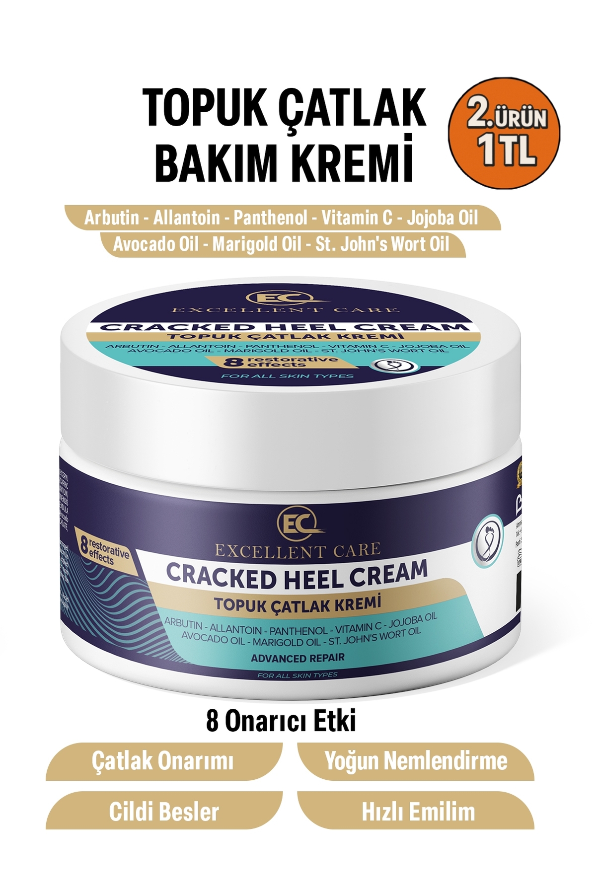 e&ç excellent care Topuk Çatlak Ayak Bakım Kremi