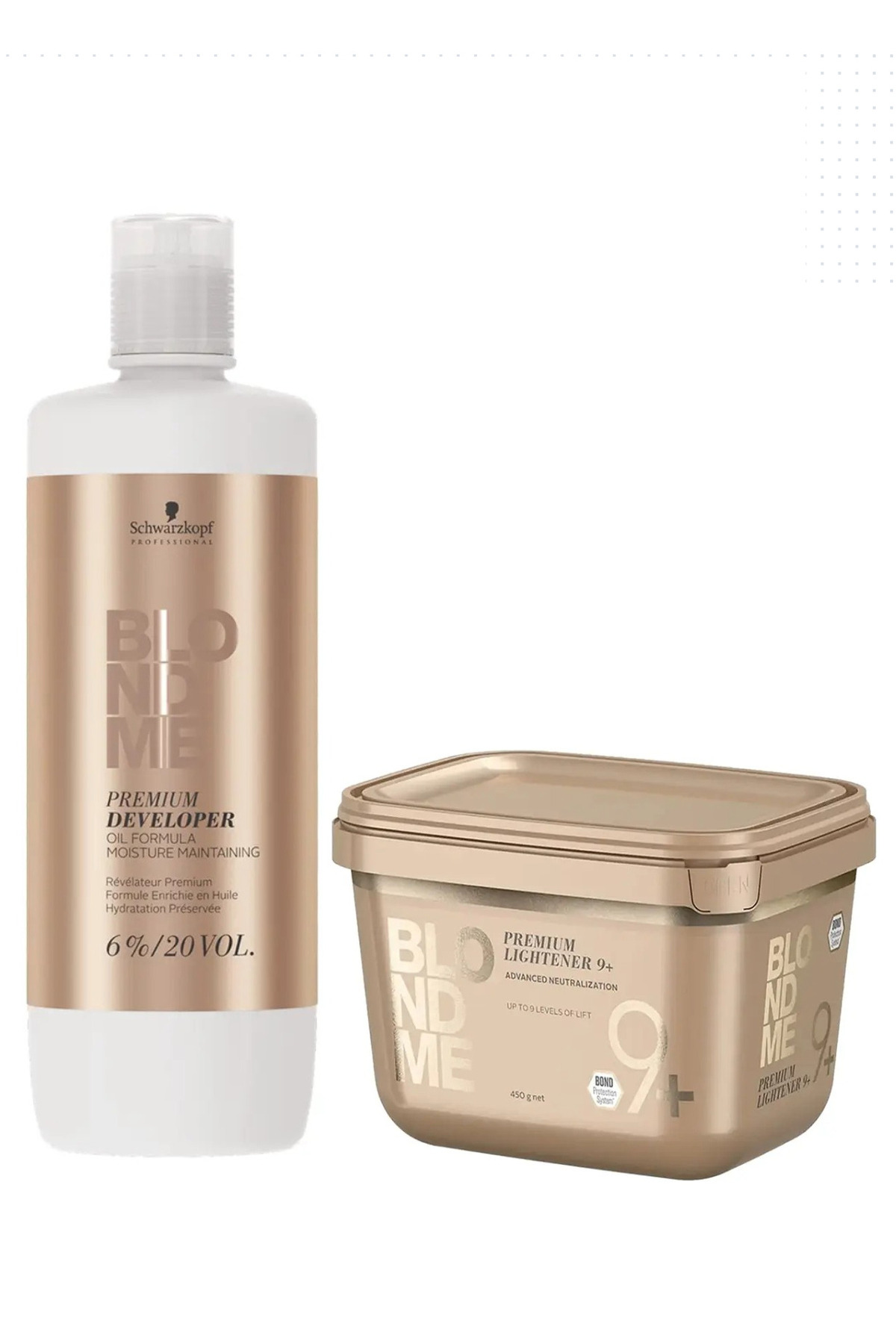 Schwarzkopf Premium Lift 9 Açıcı 450 G Oksidan %6 20 Volume 1000 ml