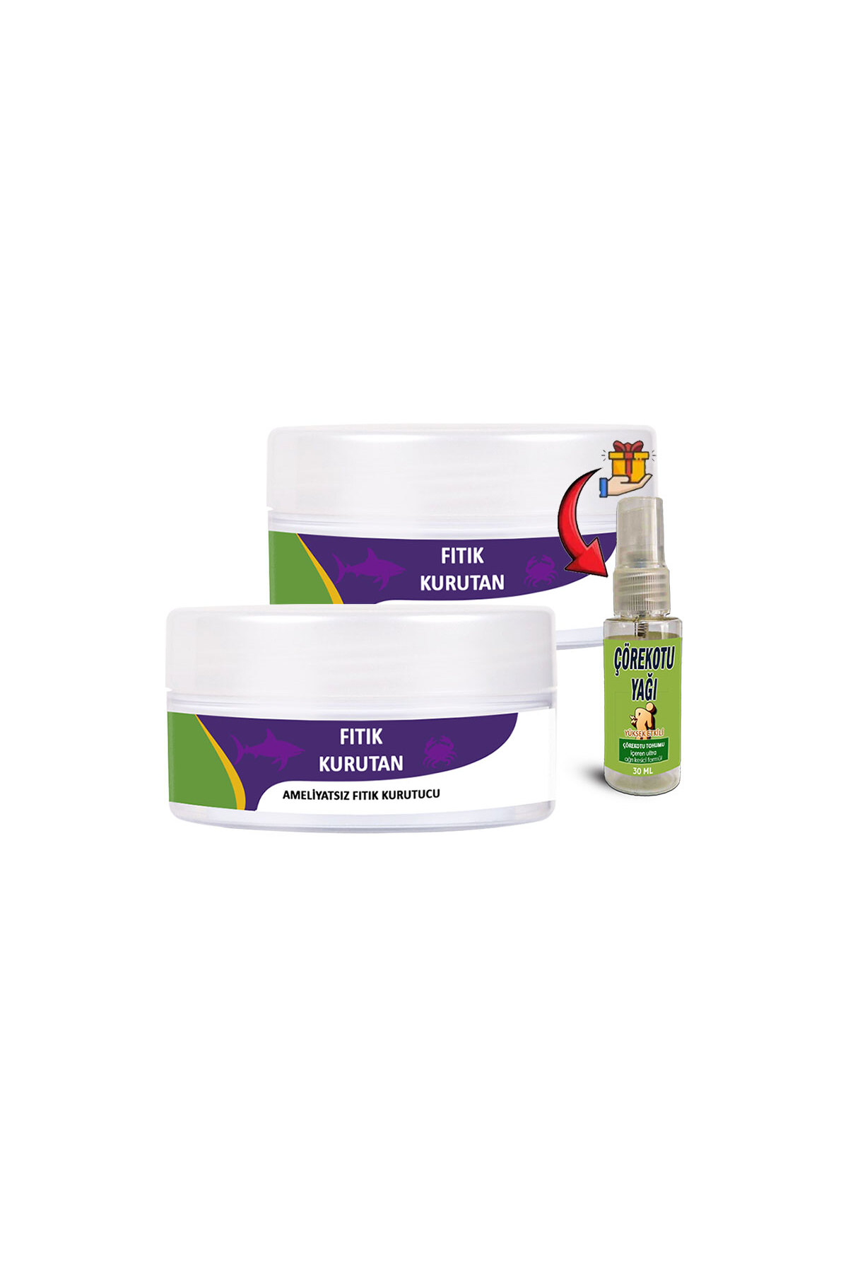 Forcevia Fıtıkkurutan 2 Tane 50 ml Krem + Çörek Otu Yağı