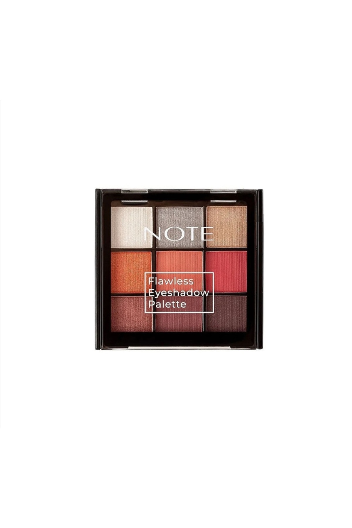 NOTE Flawless Eyeshadow Mat Ve Işıltılı Toz Göz Far Paleti - 02