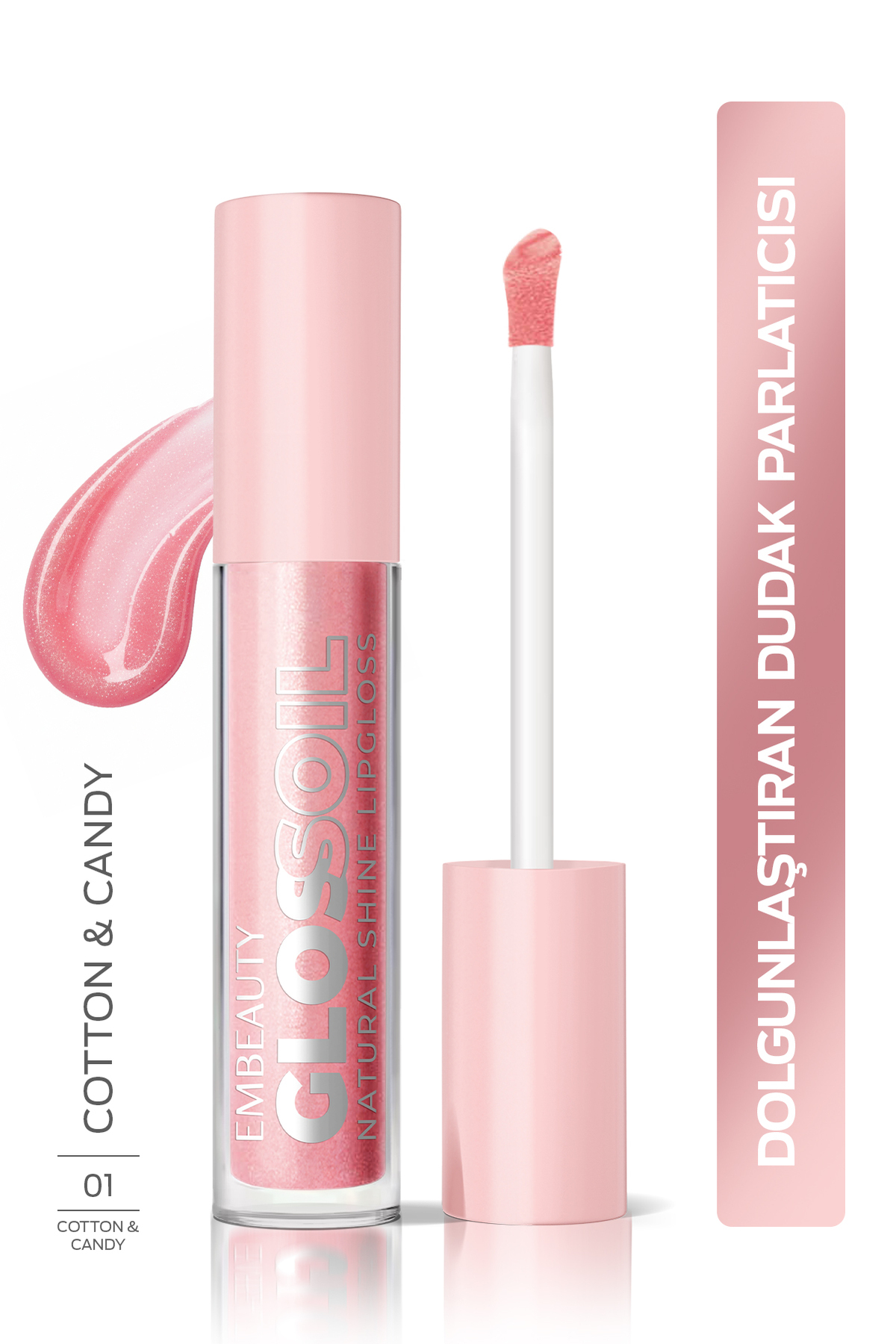 Embeauty Sugar Cloud No:1 Glossoil - Nemlendirici, Dolgunlaştırıcı Dudak Parlatıcısı