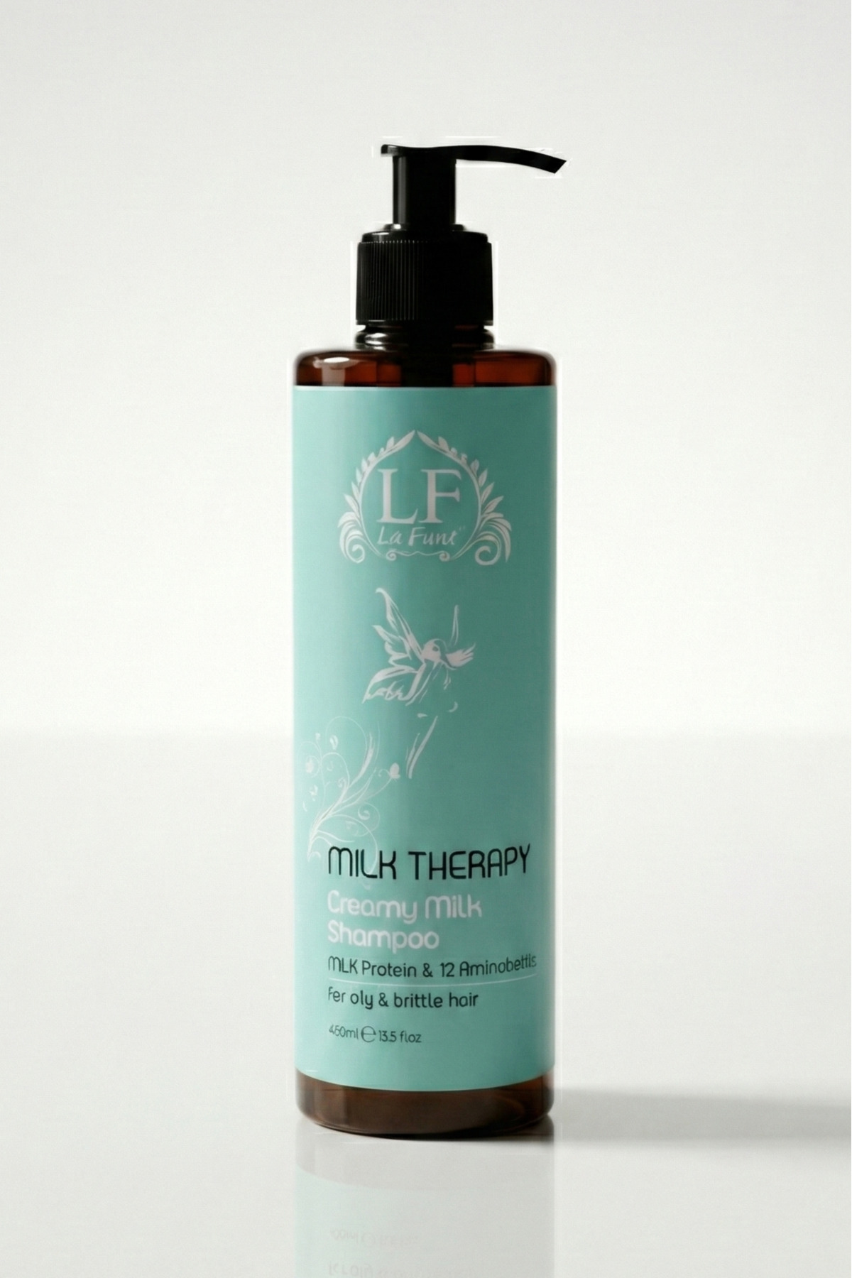 LF Lafune Milk Therapy Tuzsuz Şampuan Kuru Yıpranmış Saçlar İçin Süt Proteinli Nemlendirici Besleyici 400 ml