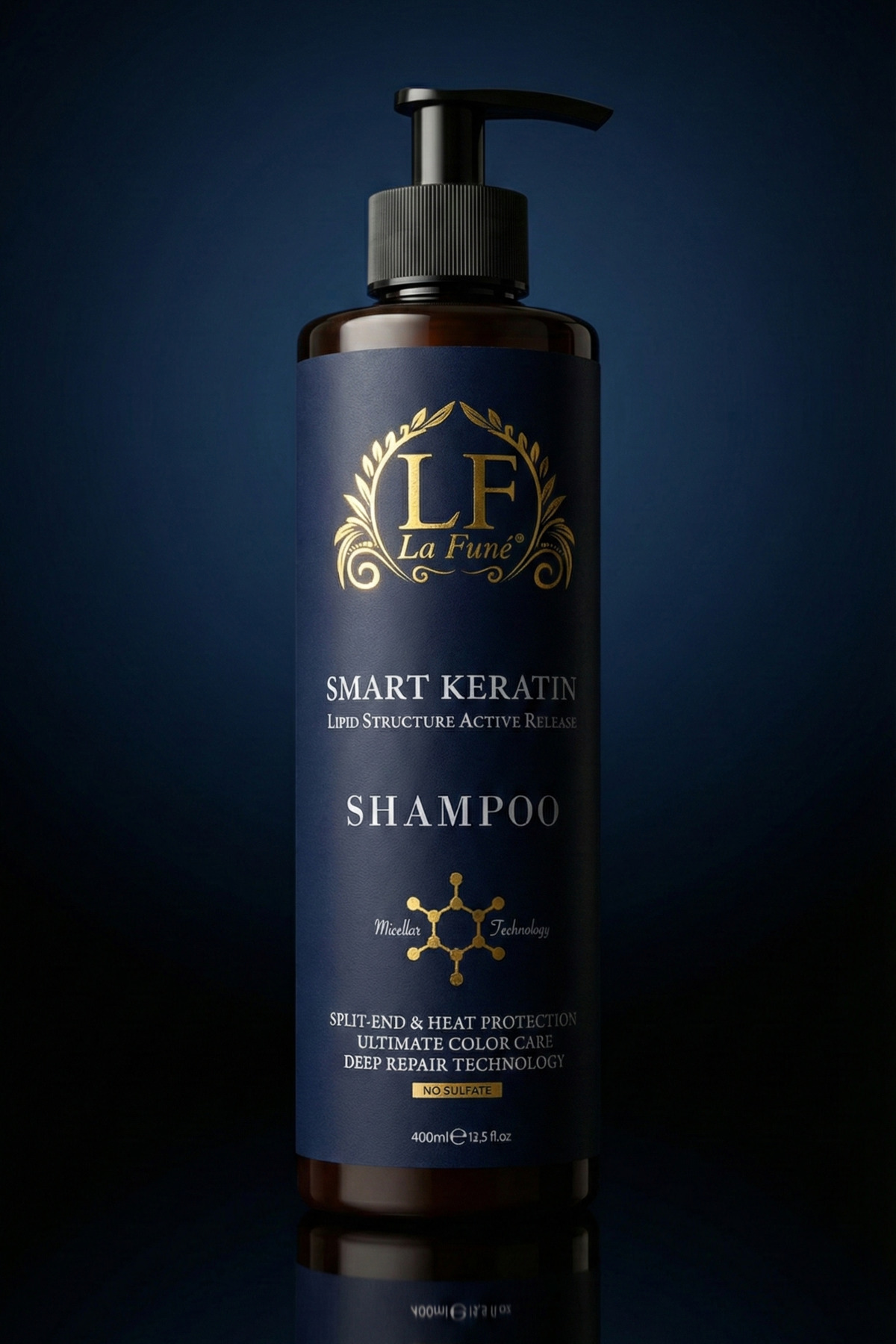 LF Lafune Smart Keratin Tuzsuz Şampuan – Yıpranmış Saçlar İçin Micellar Onarıcı Dökülme Karşıtı 400 ml