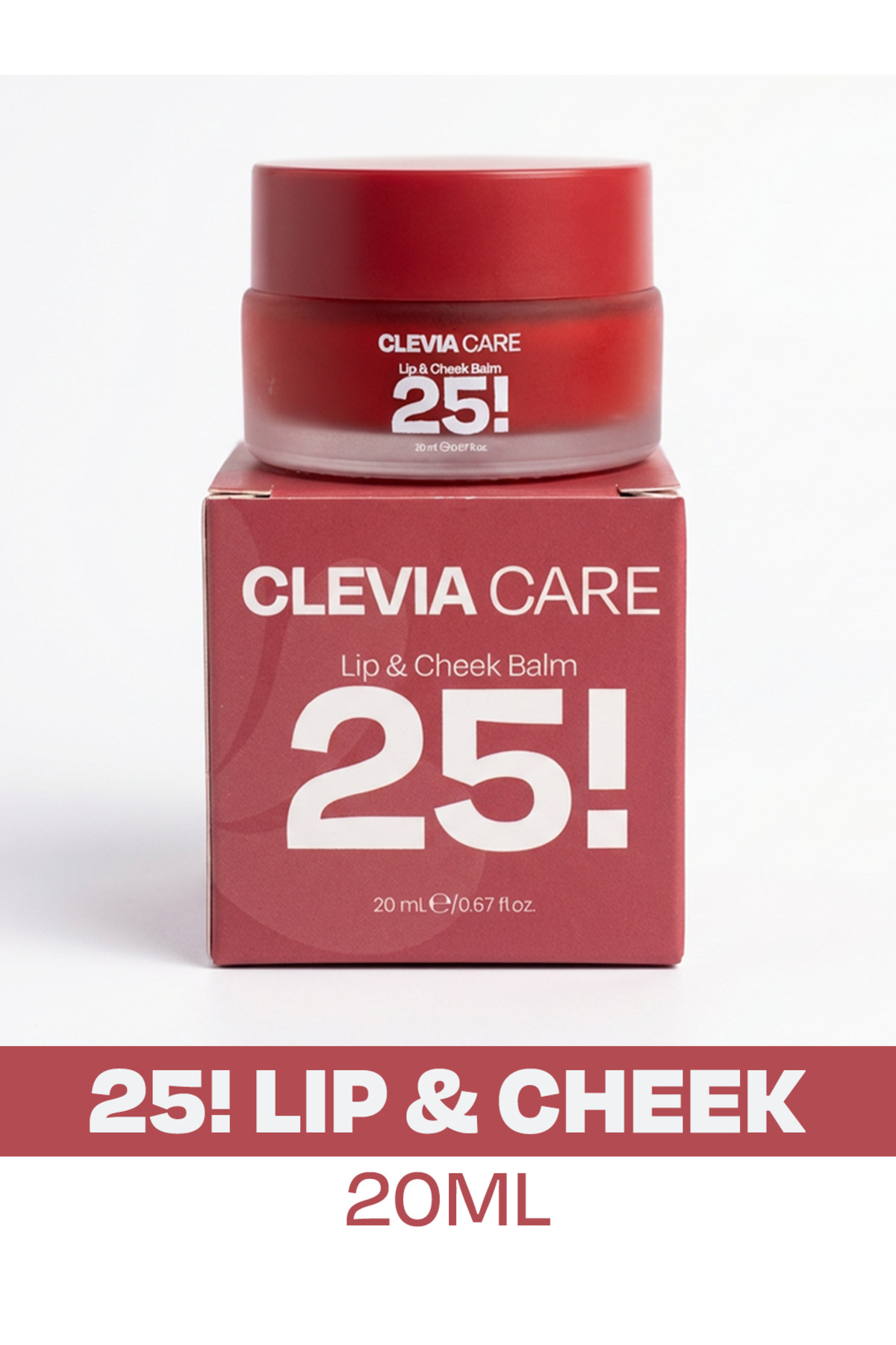 Clevia Care Lip & Cheek Blush 25! – Doğal Renkli Nemlendirici & Işıltı 20ml