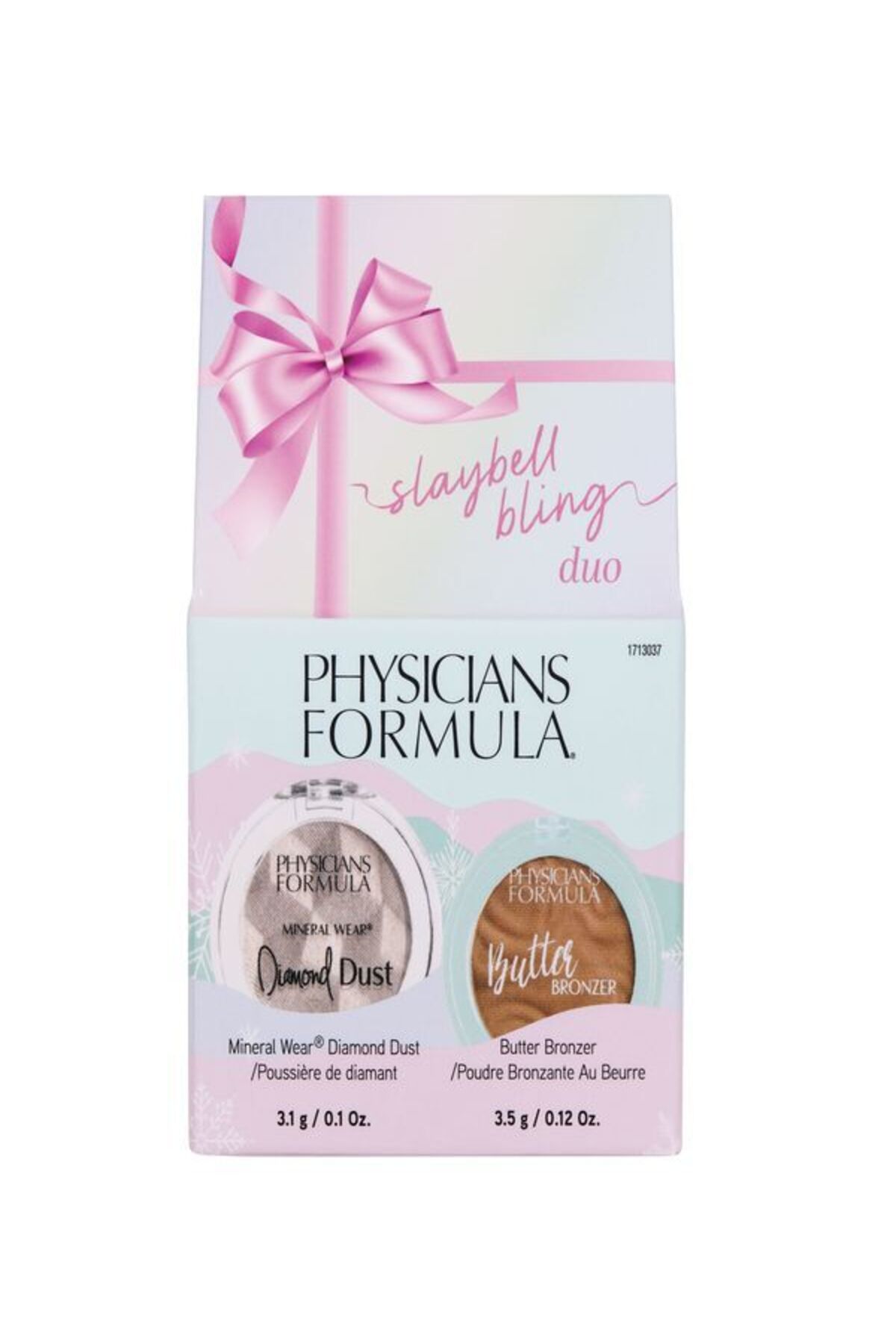 Physicians Formula Slaybell Bling Duo -Butter Bronzer & Diamond Dust Holiday Gift Set, Murumuru Butter Vegan