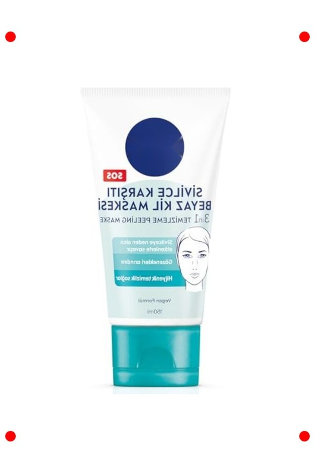 3'ü 1 Arada Karşıtı Kil Maskesi 150ml