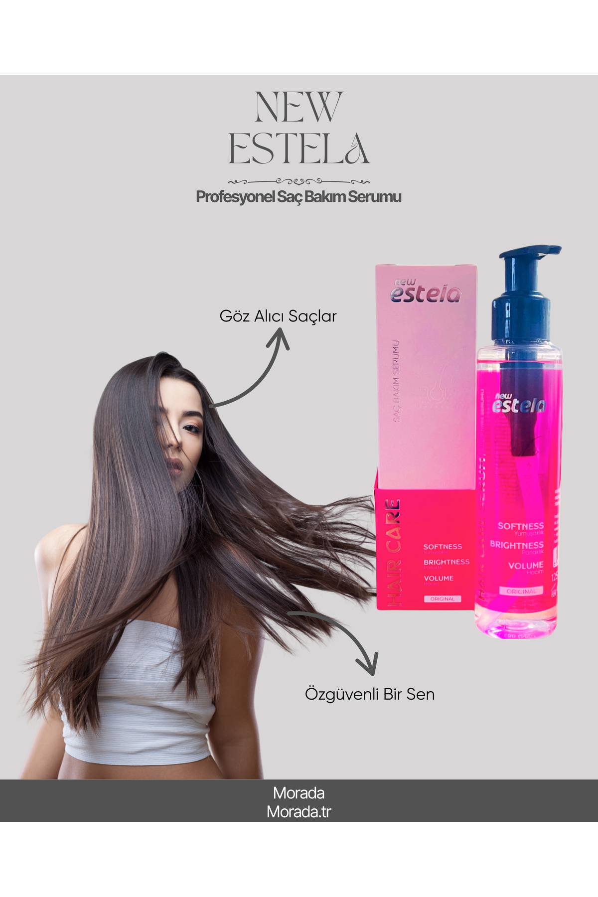 new estela PROFESYONEL SAÇ BAKIM SERUMU / HAIR CARE 125ML