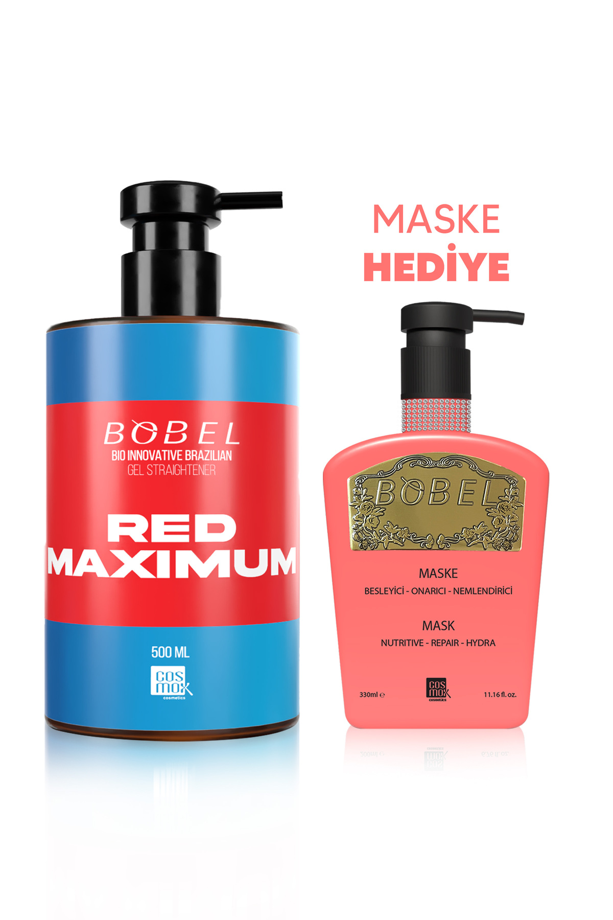 Bobel Red Maximum Keratin Bakım 500 ml