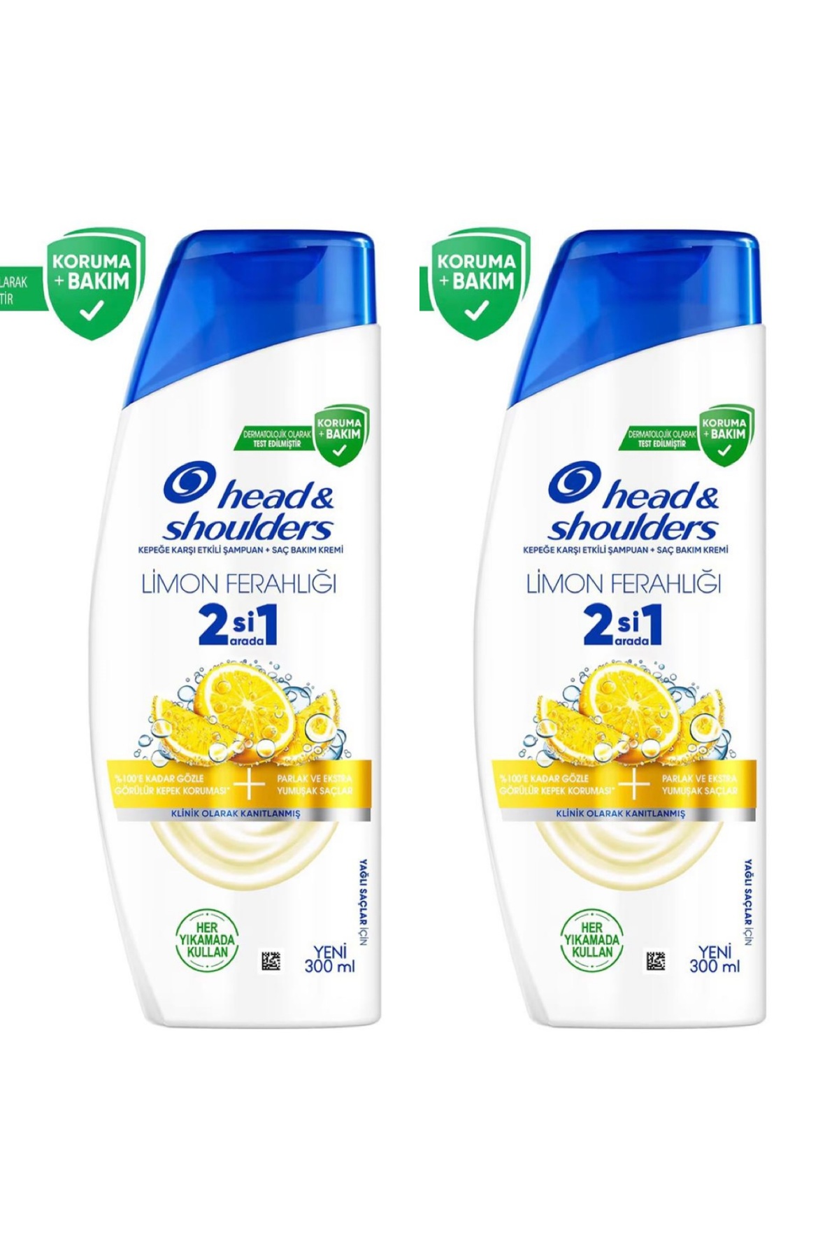 Head & Shoulders Şampuan 2-1 Limon Ferahlığı X 2 Adet