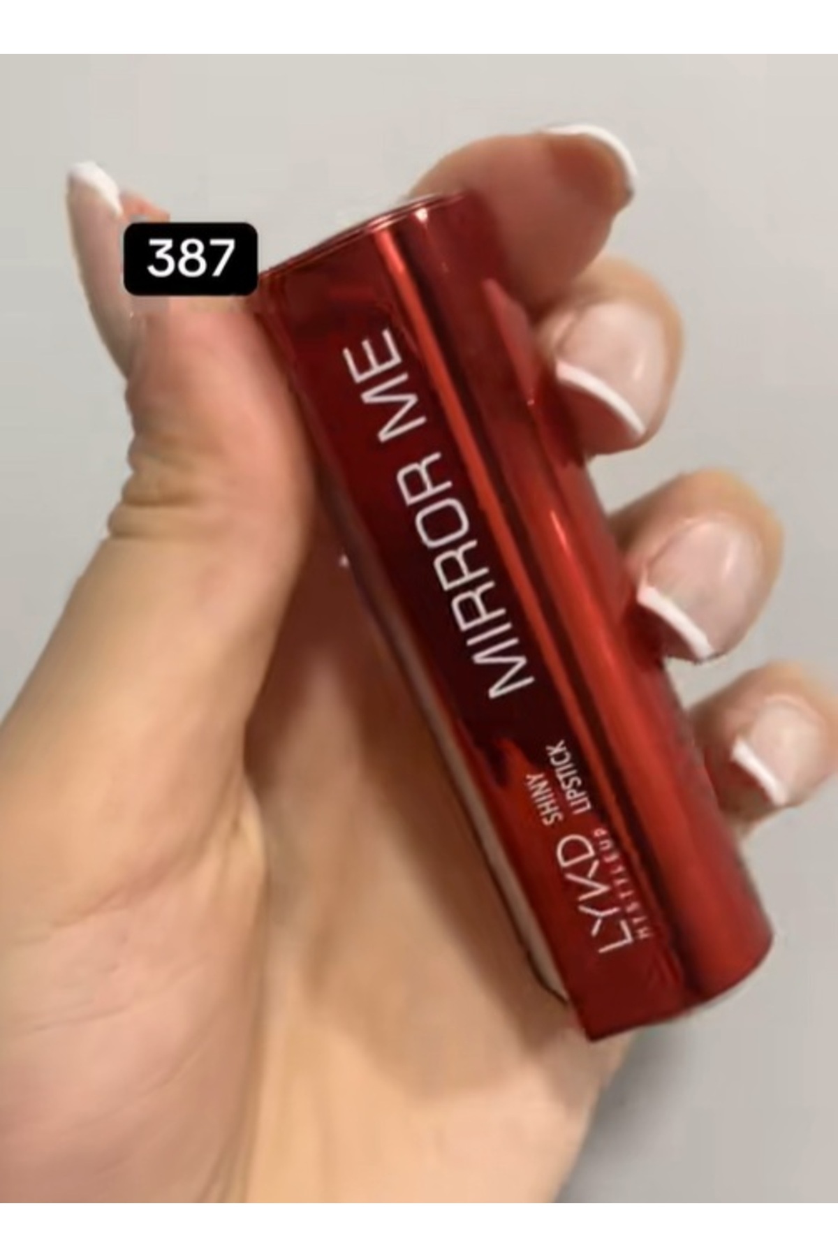 lykd Mirror Me Shiny Lipstick Işıltılı Aynalı Ruj -387 Red Flicker