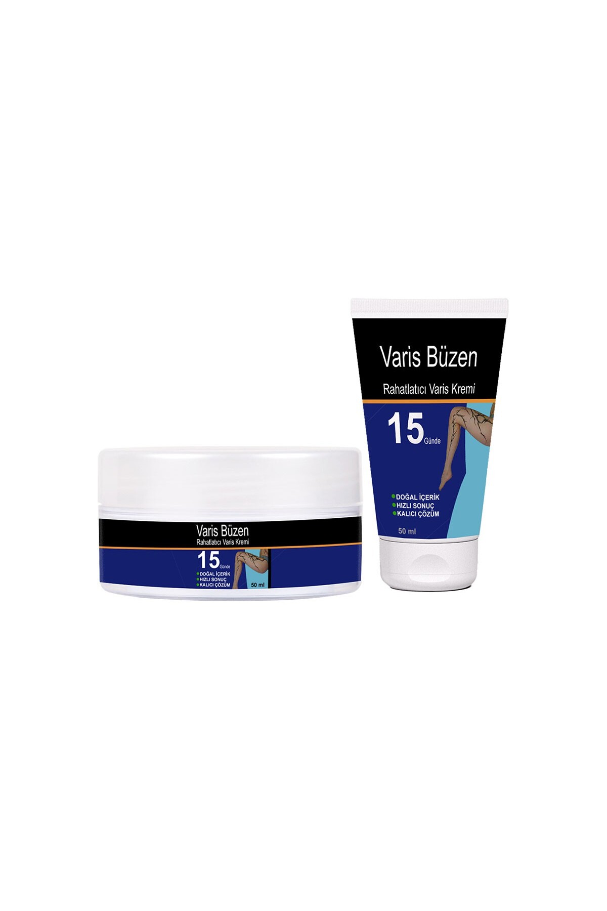 Forcevia VarisBüzen Krem Seti 1li Set 50 şer ml Kavanoz Cream + Tüp Krem