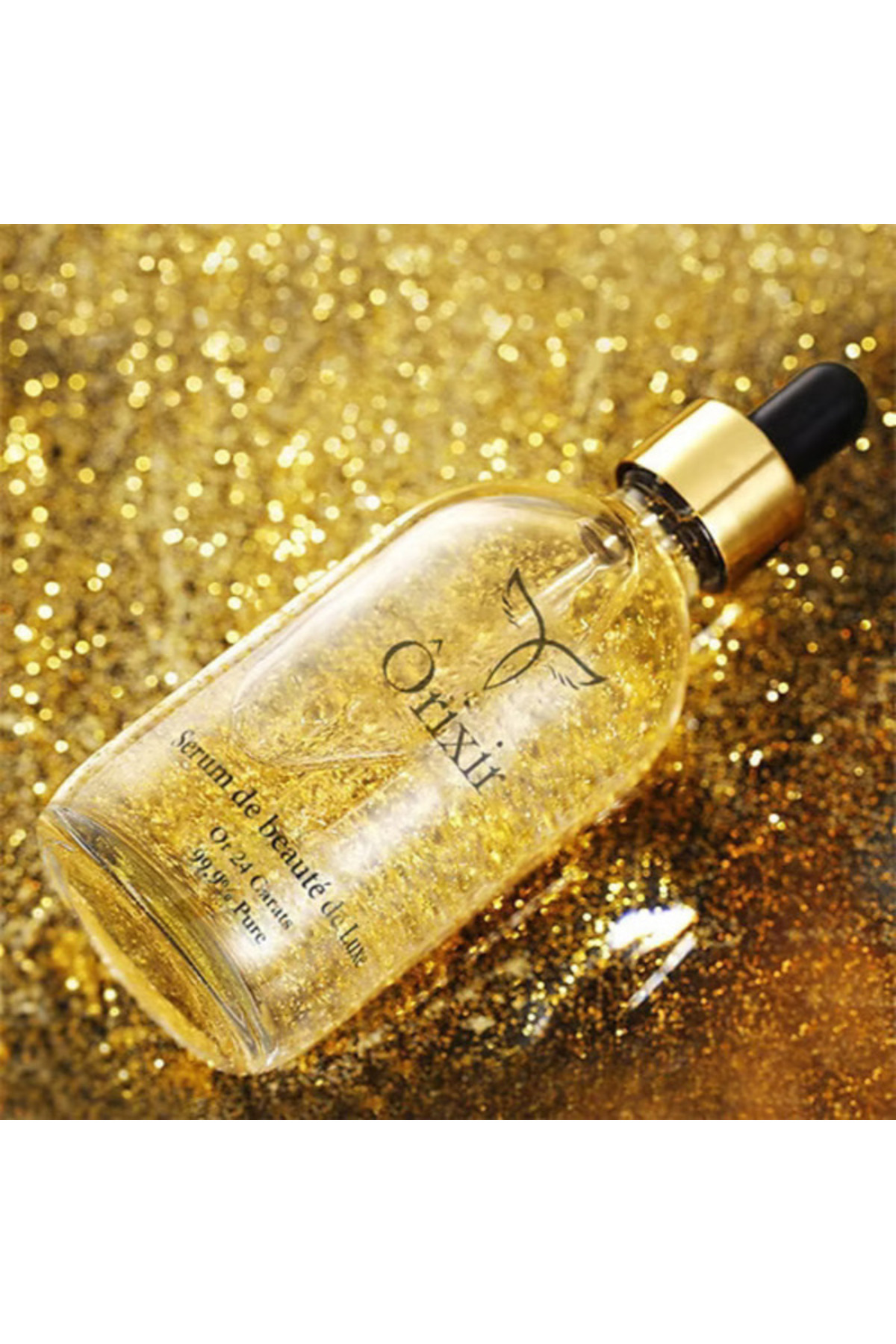 Orixir 24K ALTIN Luxury Beauty Serum — Hyalüronik Asit, Aloe Vera, Hint Yağı ve Deniz Yosunu Özlü Serum