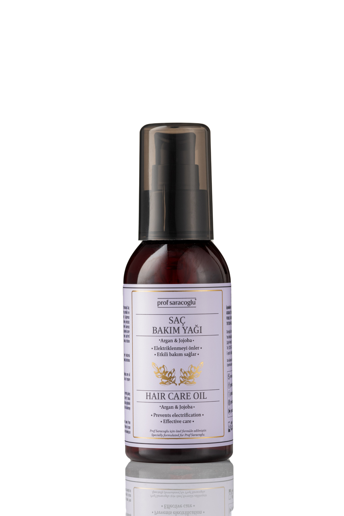 prof saracoğlu Argan Jojoba Saç Bakım Yağı Bitkisel Içerikli 100 ml