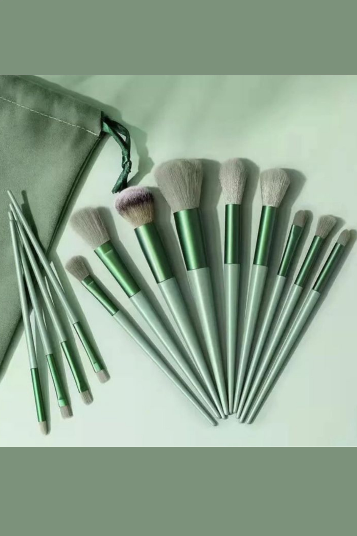 Lady Beauty Fix 13'lü Yeşil Fırça Seti