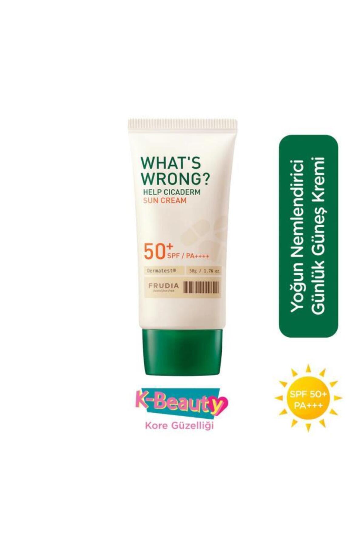 FRUDIA What'S Wrong Cicaderm Güneş Kremi Spf50 50 G