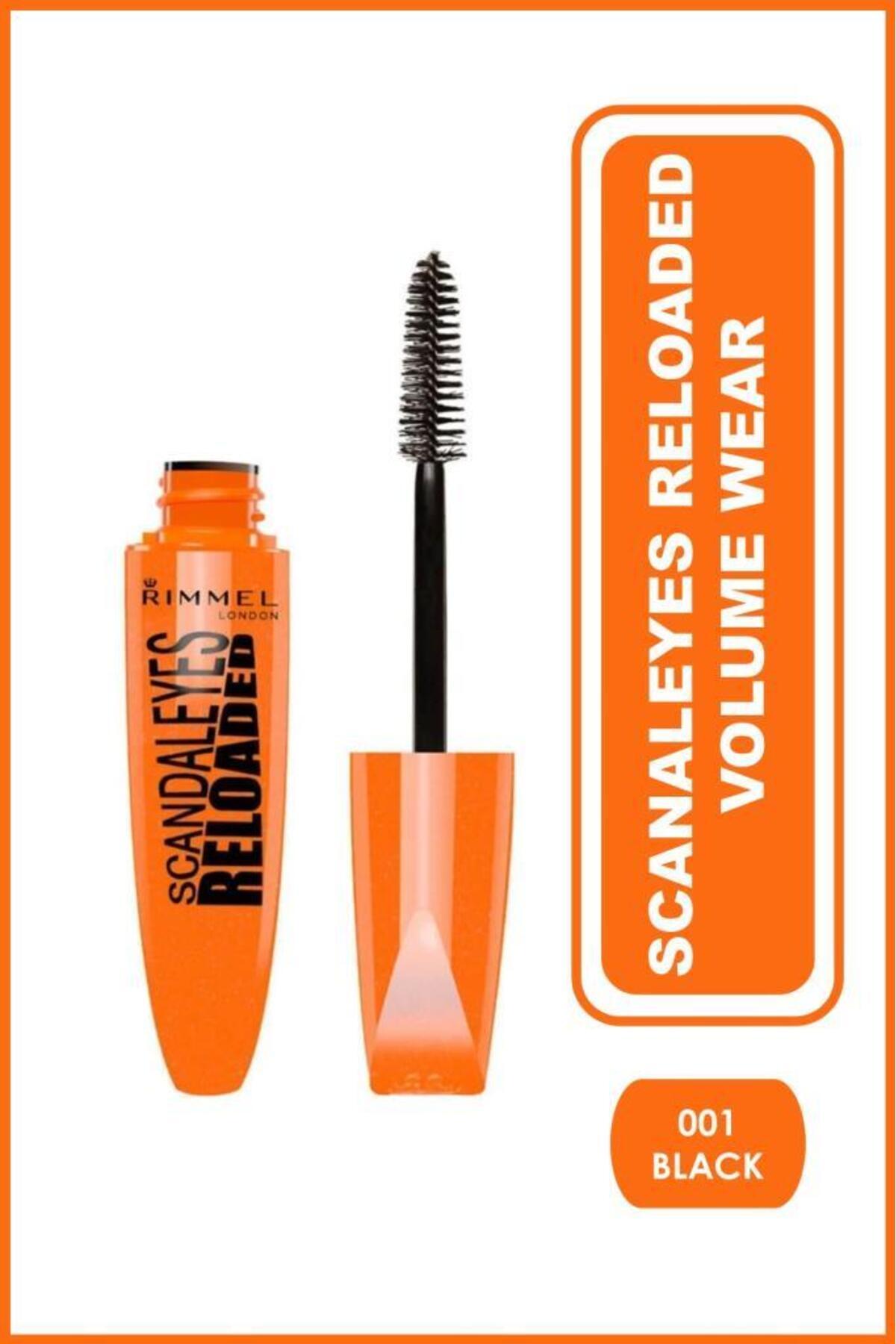 RIMMEL LONDON Maskara & Scandaleyes Reloaded Volume Wear No: 001 Black