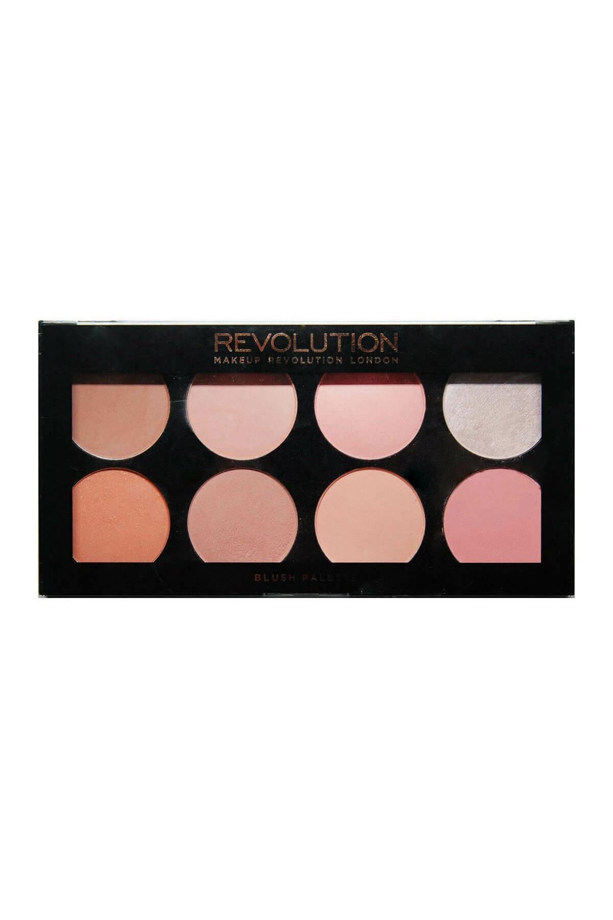 Revolution Hot Spice Ultra Pembe Tonları 8'Li Allık Paleti