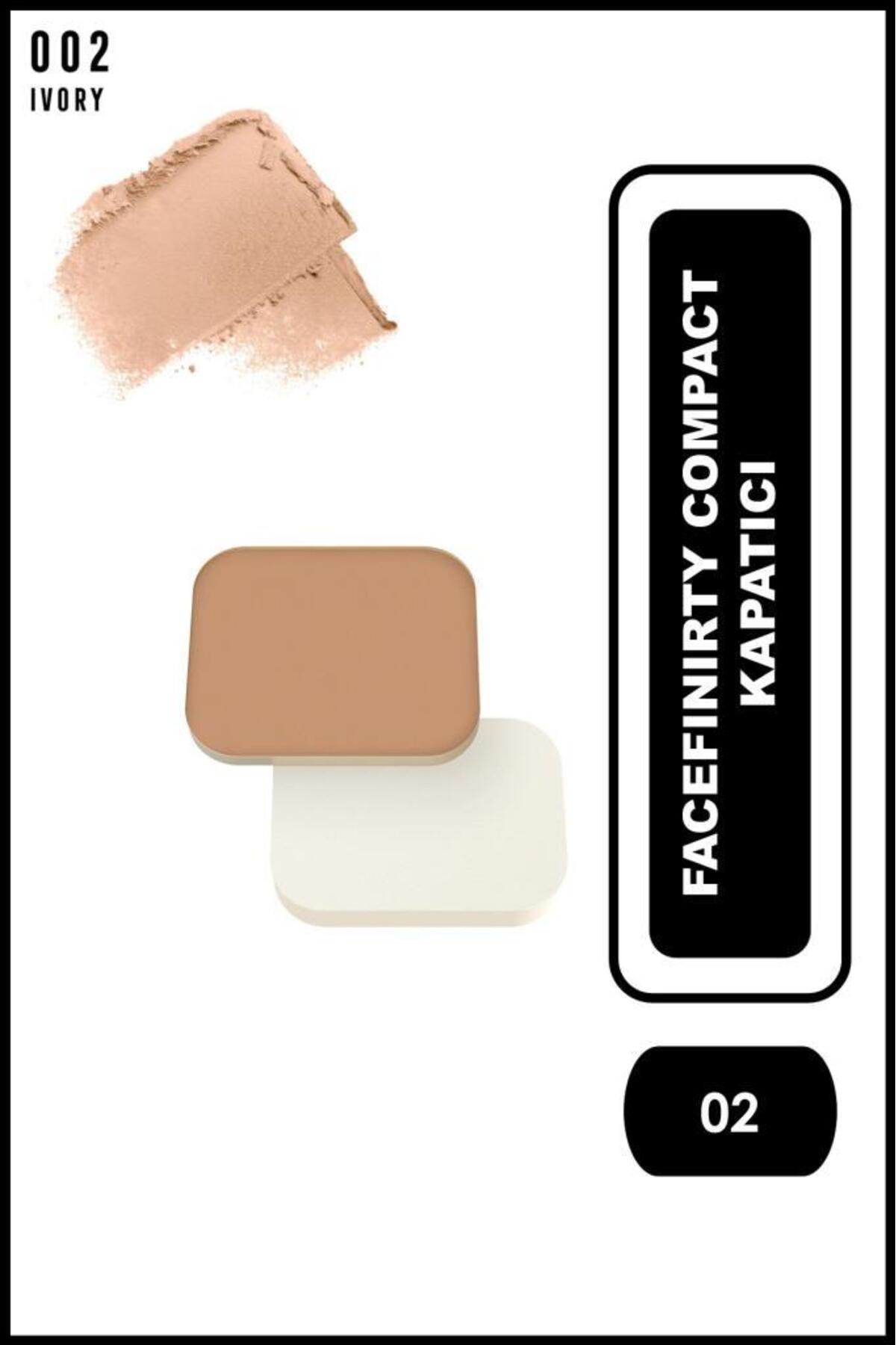 Max Factor Facefınıty Compact Fdt Refıll 02 Ivory