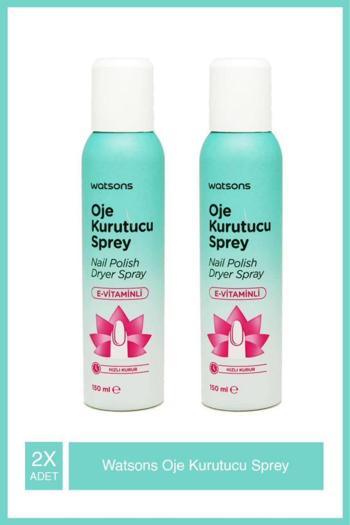 Watsons Oje Kurutucu Sprey 150 Ml X2 Adet