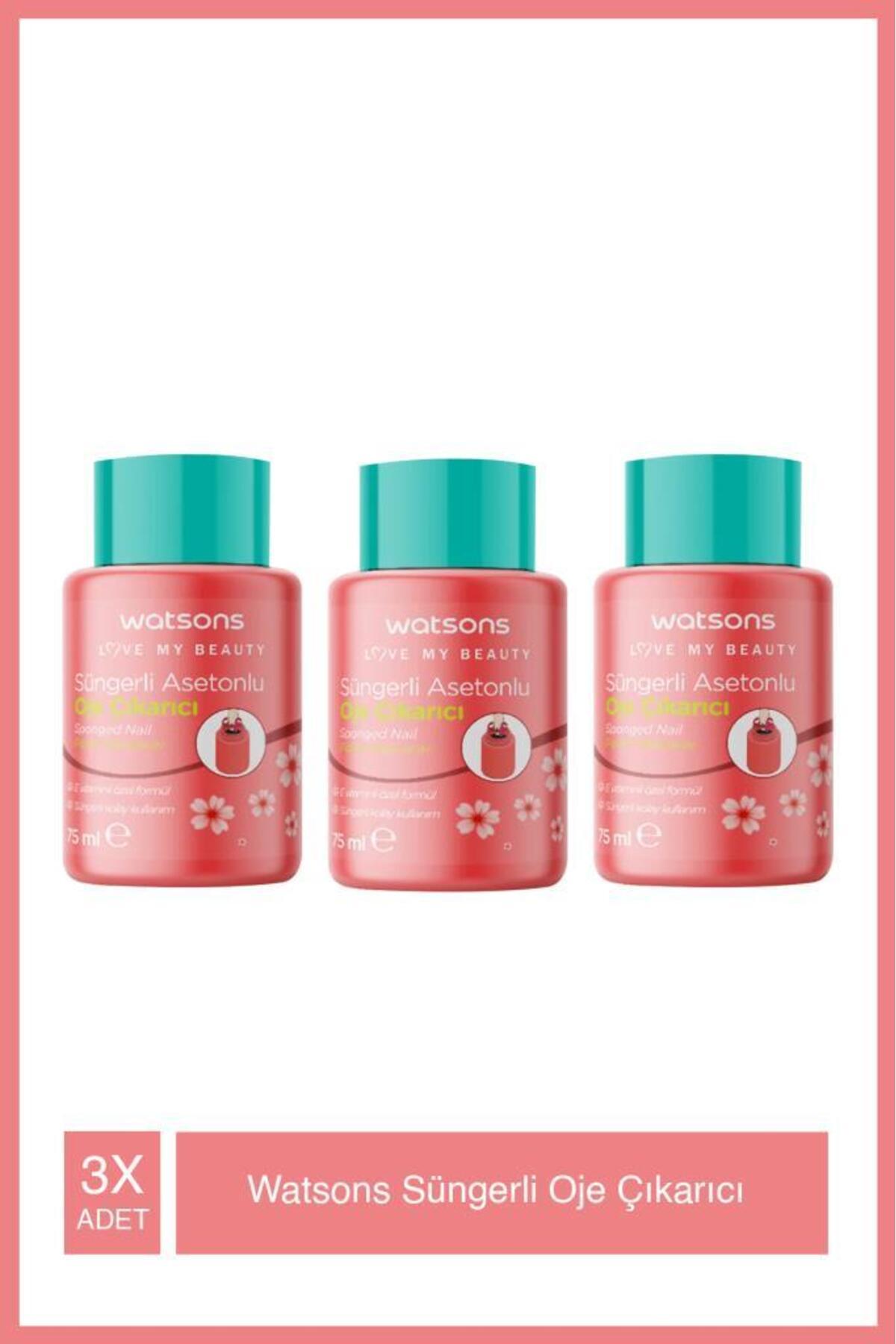 Watsons Süngerli Oje Çıkarıcı 75 Ml X3 Adet