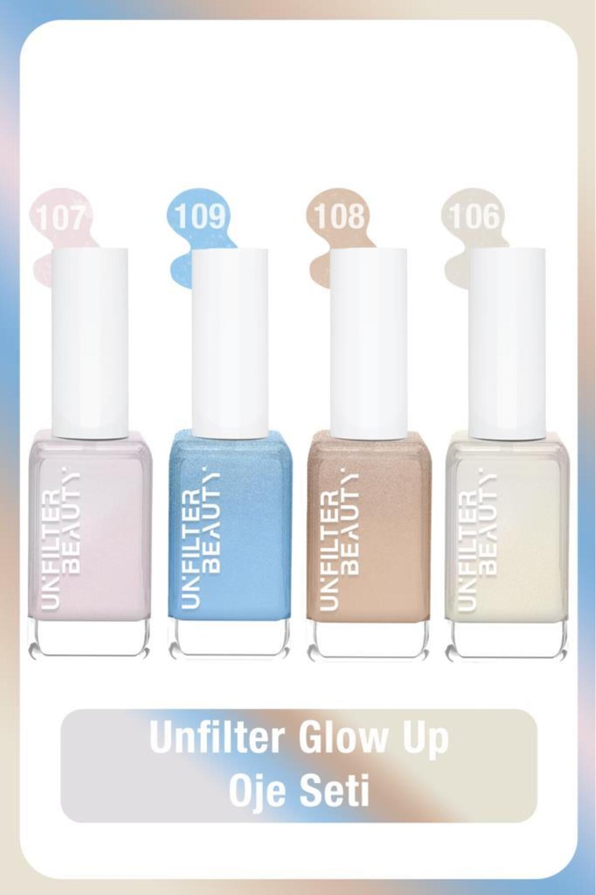 Unfilter Beauty Unfılter Beauty No: 109 + No: 107+ No: 108 + No: 106 Oje Seti
