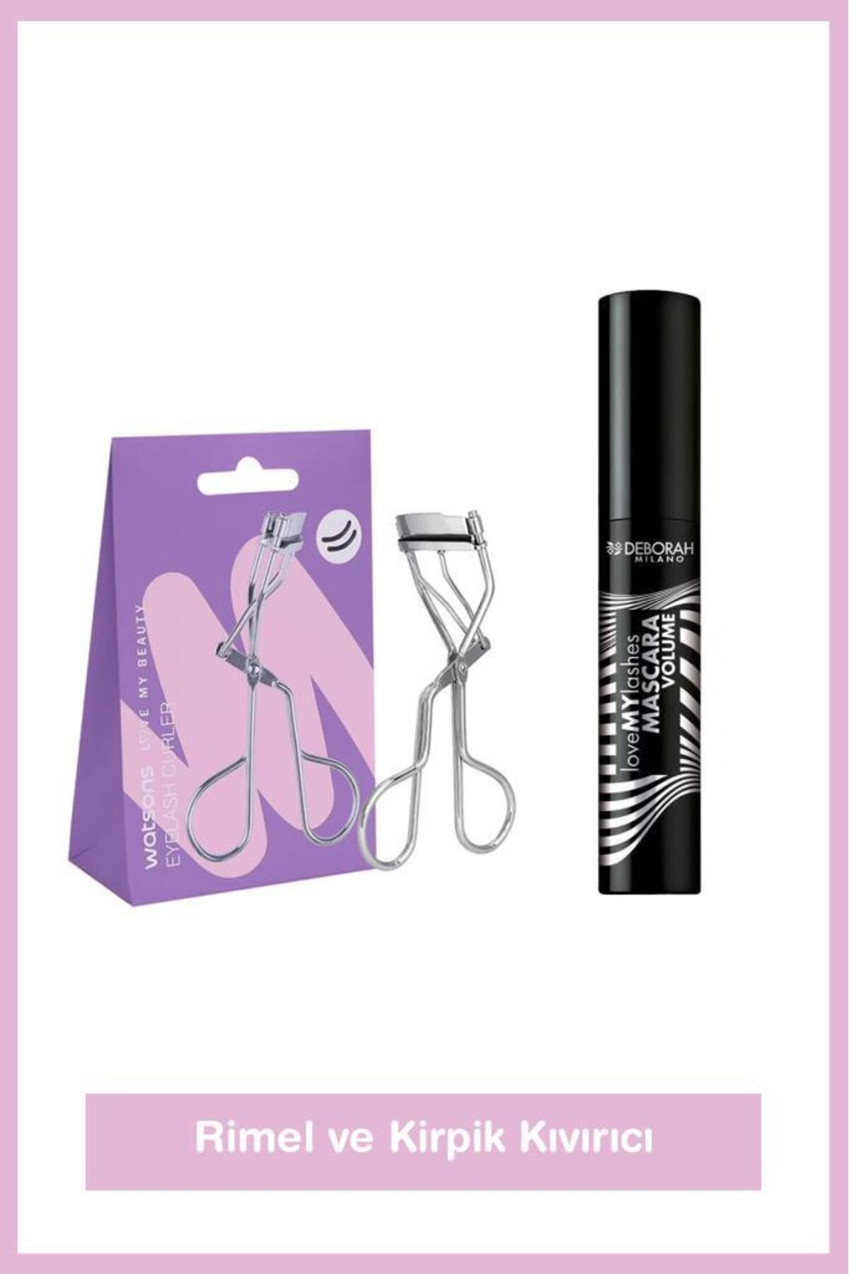Deborah Love My Lashes Volume Maskara +Watsons Kirpik Kıvırıcı Set