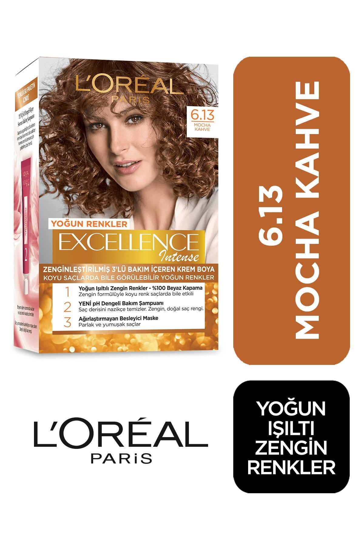 L'Oreal Paris Saç Boyası - Excellence Intense 6.13 Mocha Kahve 3600522822233