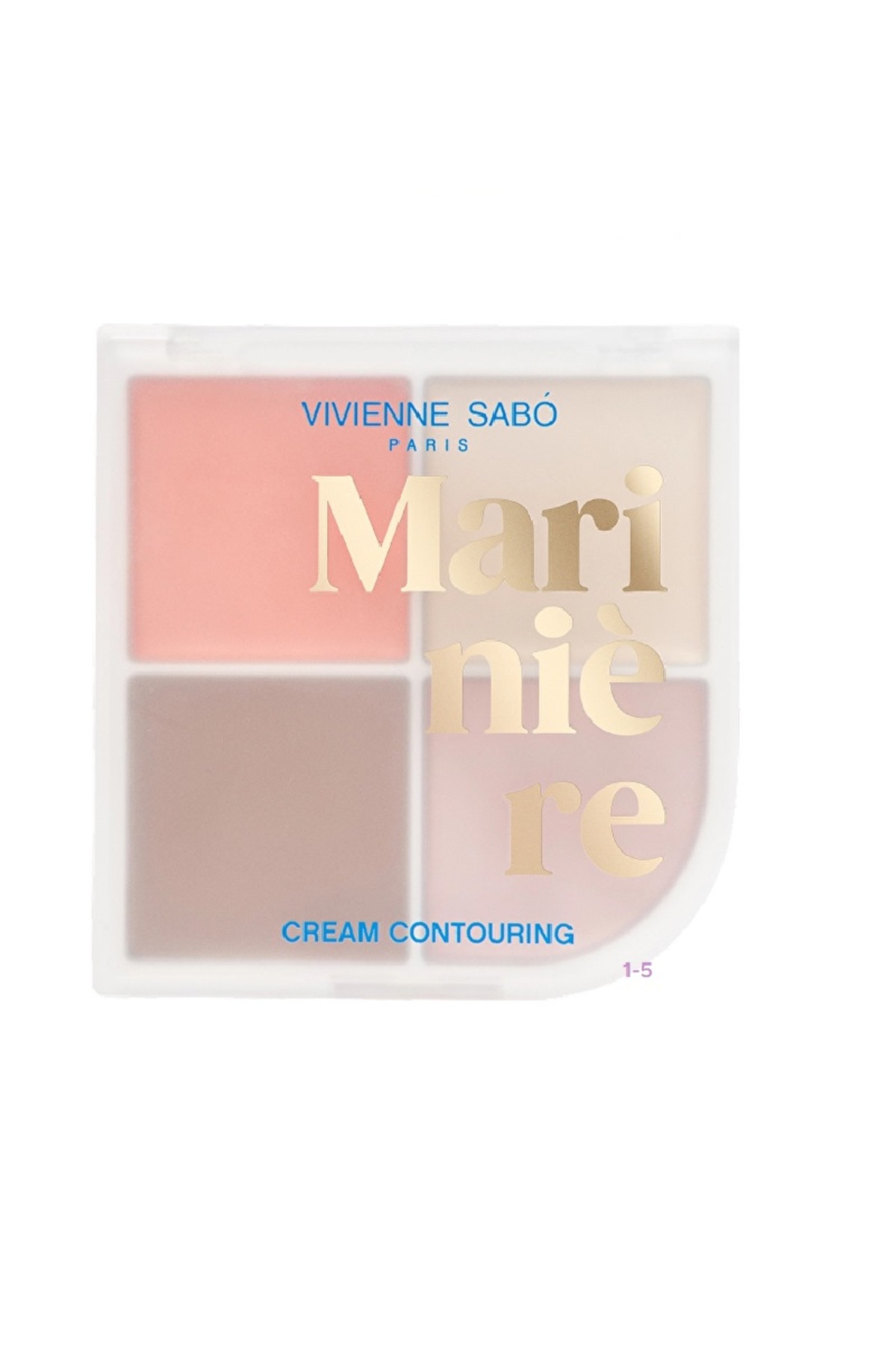 Vivienne Sabo Mariniere Contouring Palette Krem Yüz Paleti 02 - Powder Formula for Defined Contours & Matte Finish