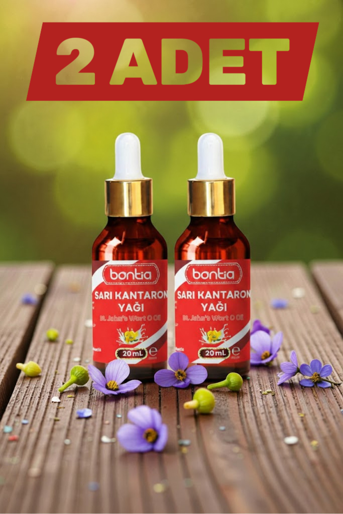 Zera Sarı Kantaron Yağı 2x20 ml – Zeytinyağı Maserasyon, Eklem & Kas Rahatlatıcı, Yara Tahriş Yatıştırıcı