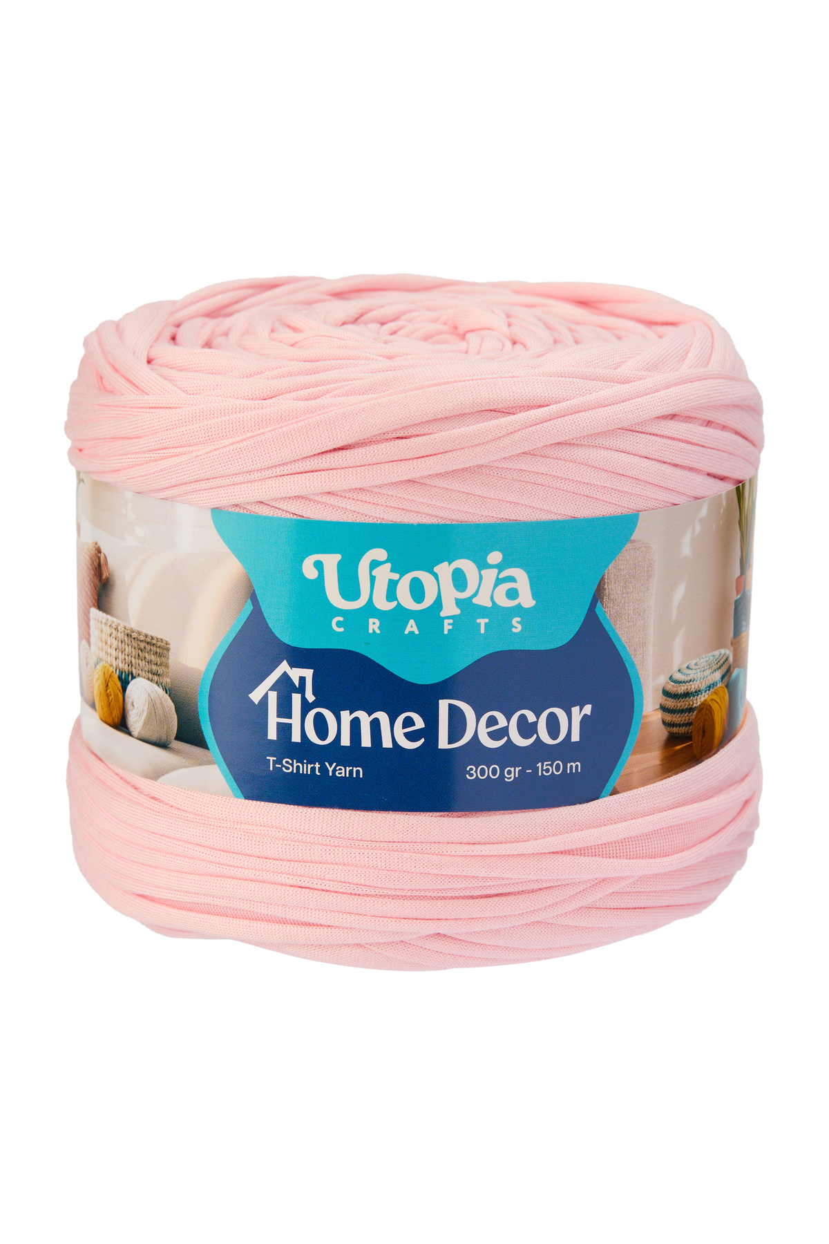 Utopia Crafts T-Shirt Yarn 300 g 150 m %100 Mikrofiber Polyester Örgü İpi