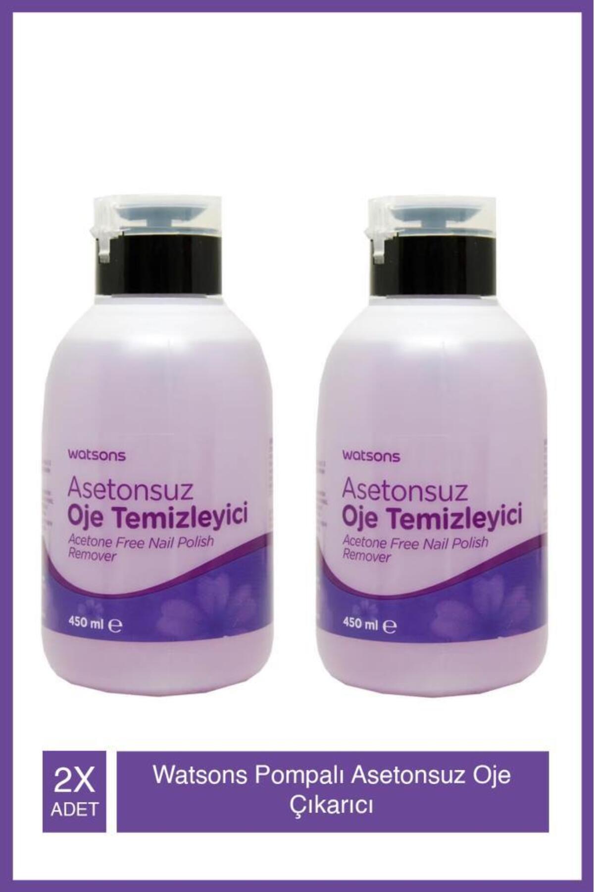 Watsons Pompalı Asetonsuz Oje Çıkarıcı 450 Ml X2 Adet