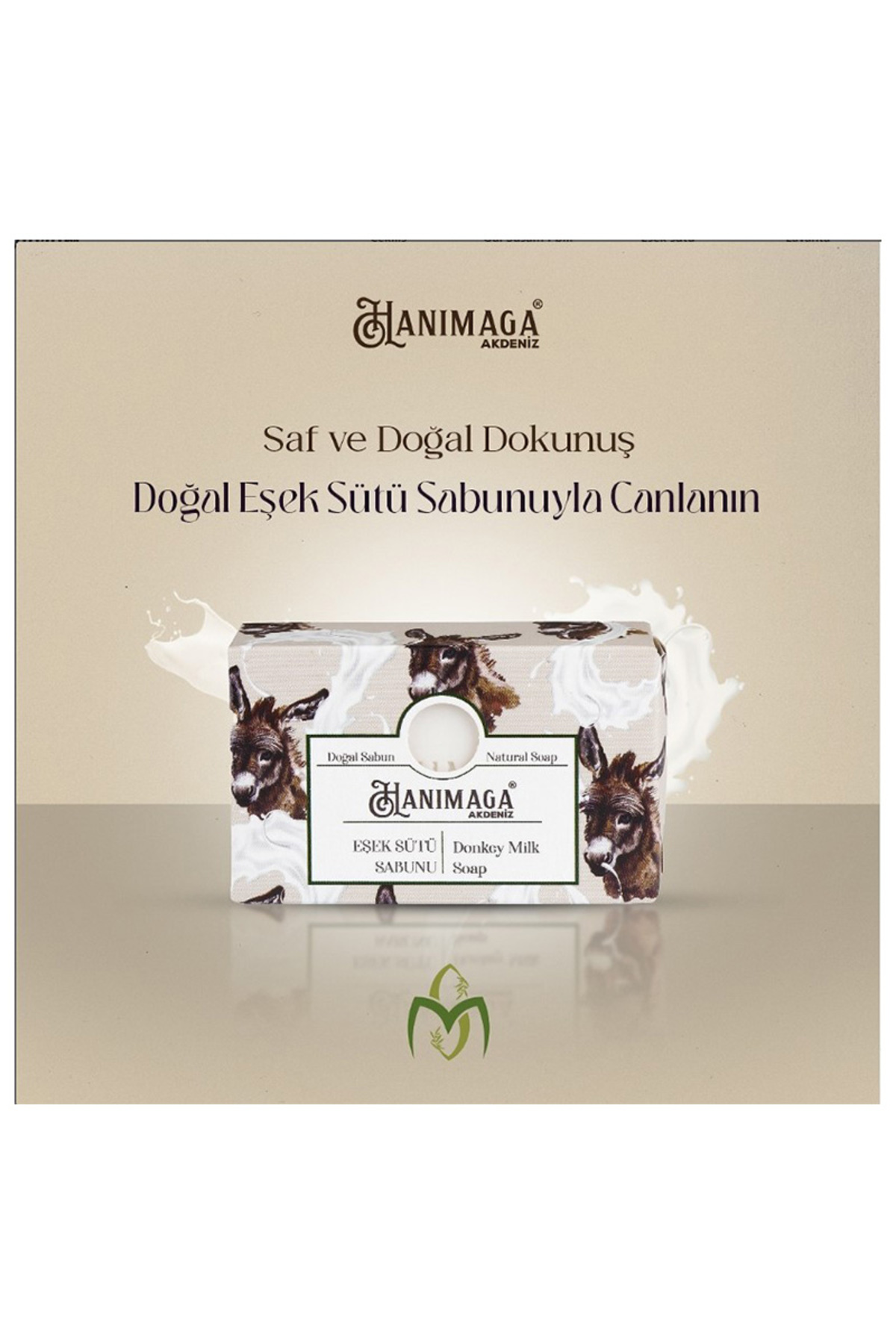 Hanımağa Akdeniz Eşek Sütü Sabunu 100 Gr