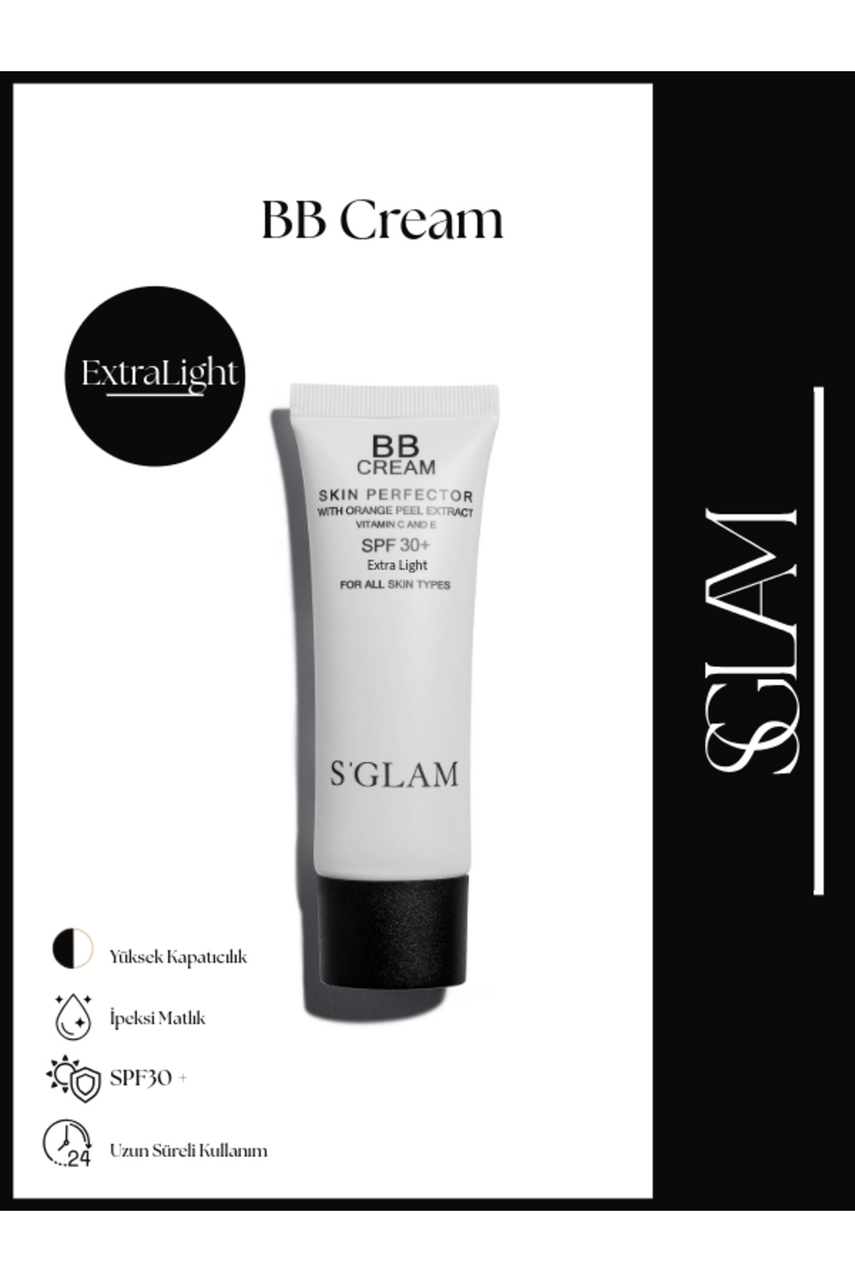 S'GLAM SGLAM BB Cream – EXTRA LIGHT