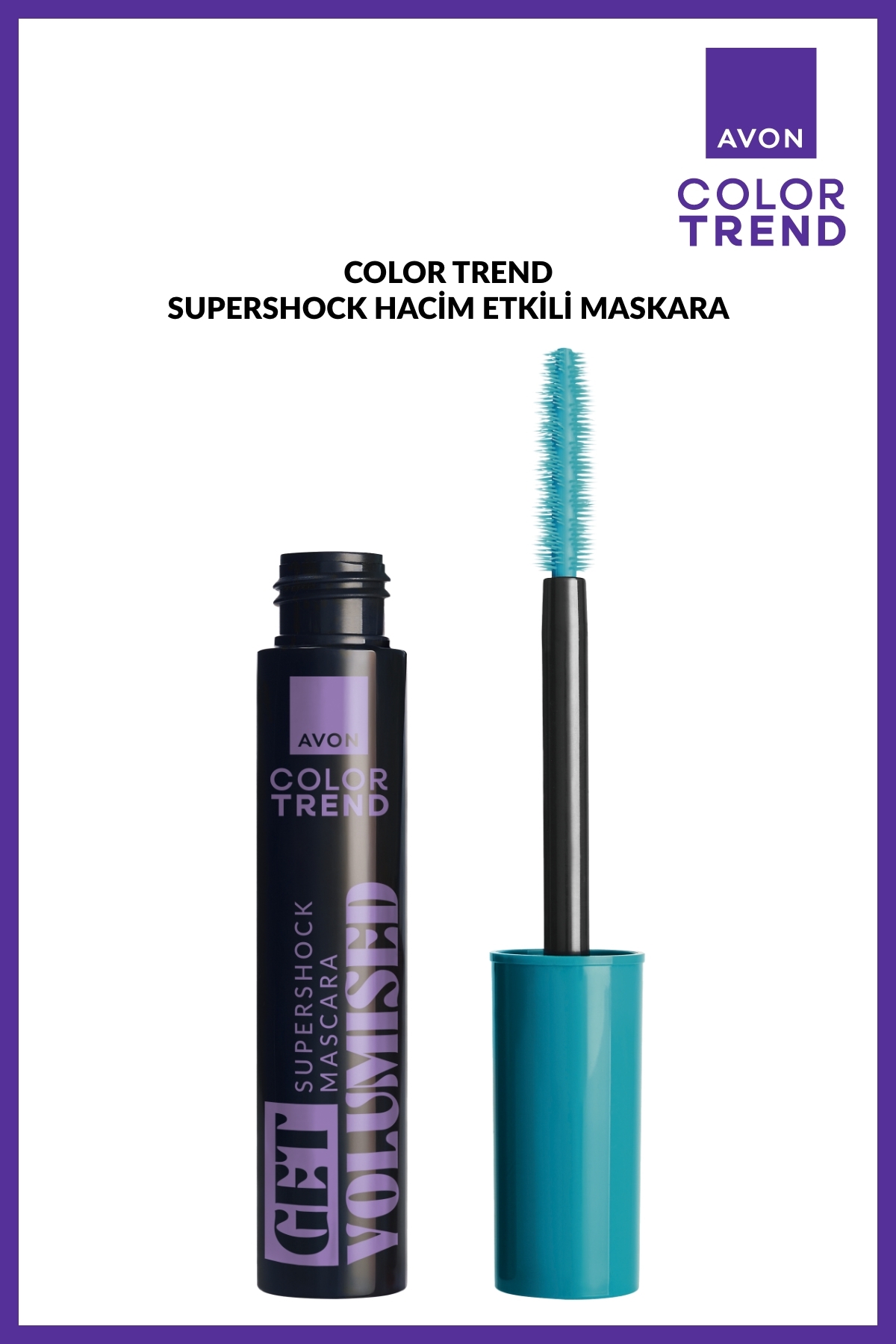 AVON Color Trend Get Volumised Supershock Mascara Brown Black