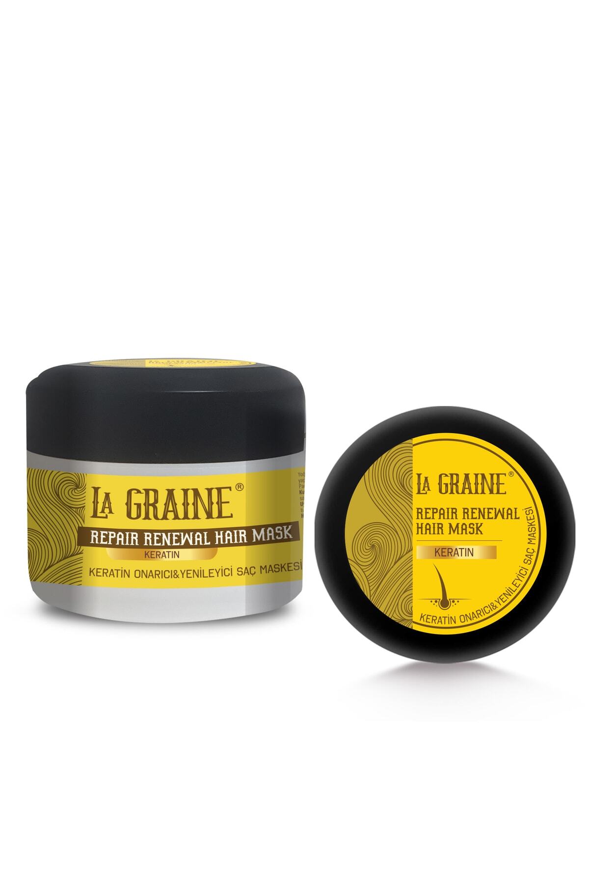 LA GRAINE Keratin Onarıcı & Yenileyici Saç Maskesi 200 Ml